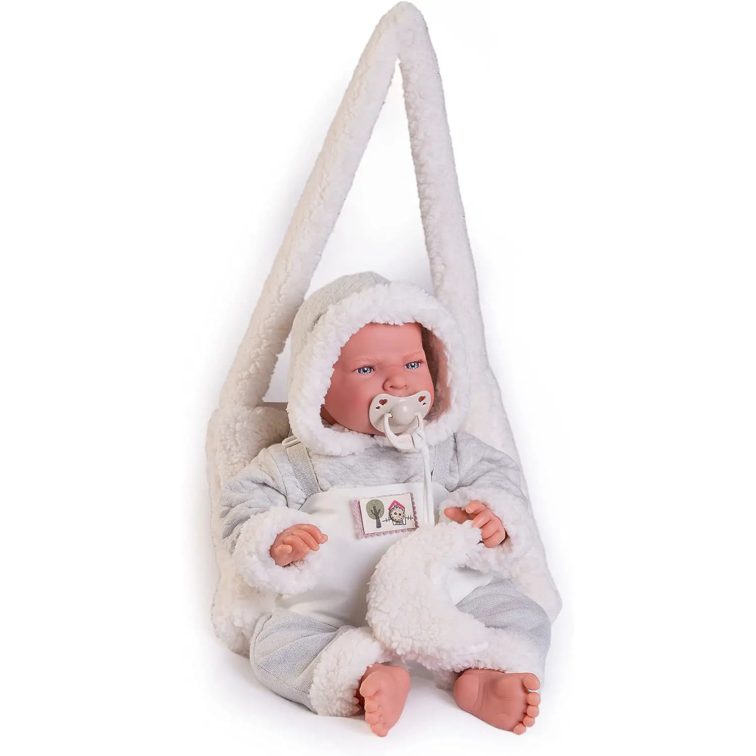 Bambola Appena Nata Lea con Borsa Portabambino – 42 cm - Bambole e accessori