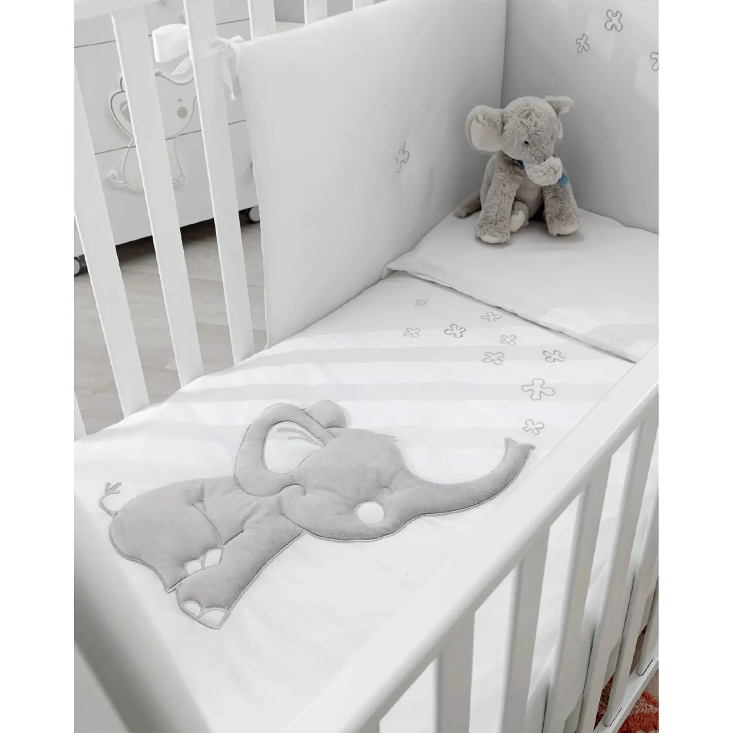 Erbesi Set Piumone Sfilabile Elly – Bianco - lenzuolini