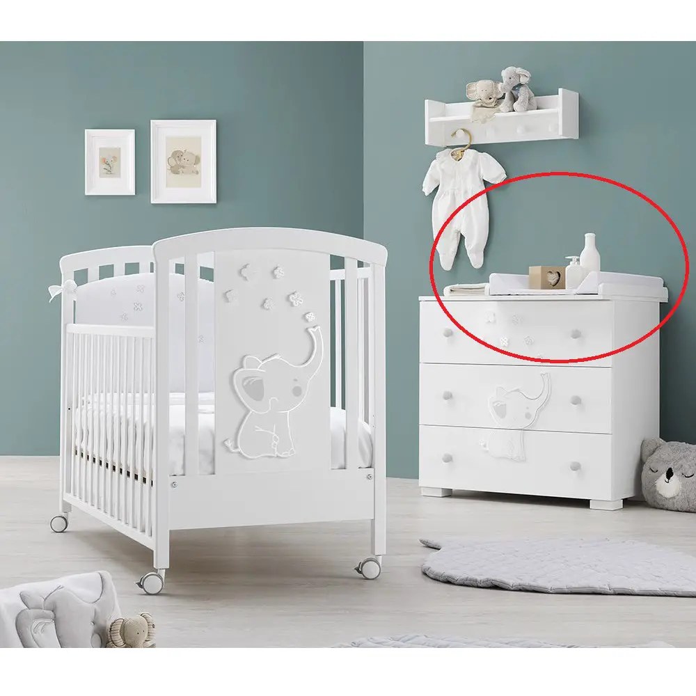 Erbesi fascaitoio in pvc 2 lati per Comò Elly - imbottiture fasciatoio