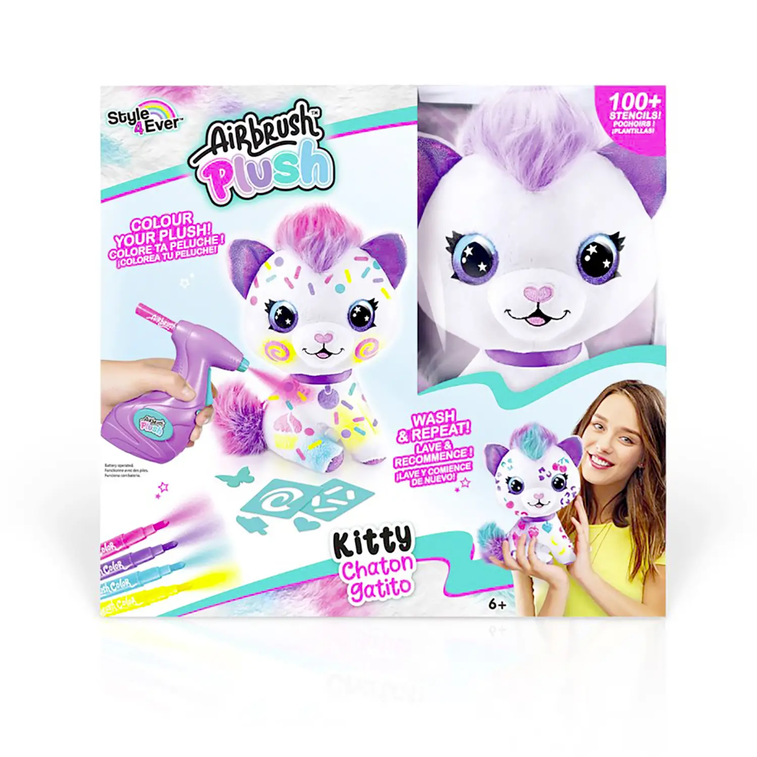 Airbrush Plush Gattino - creatività