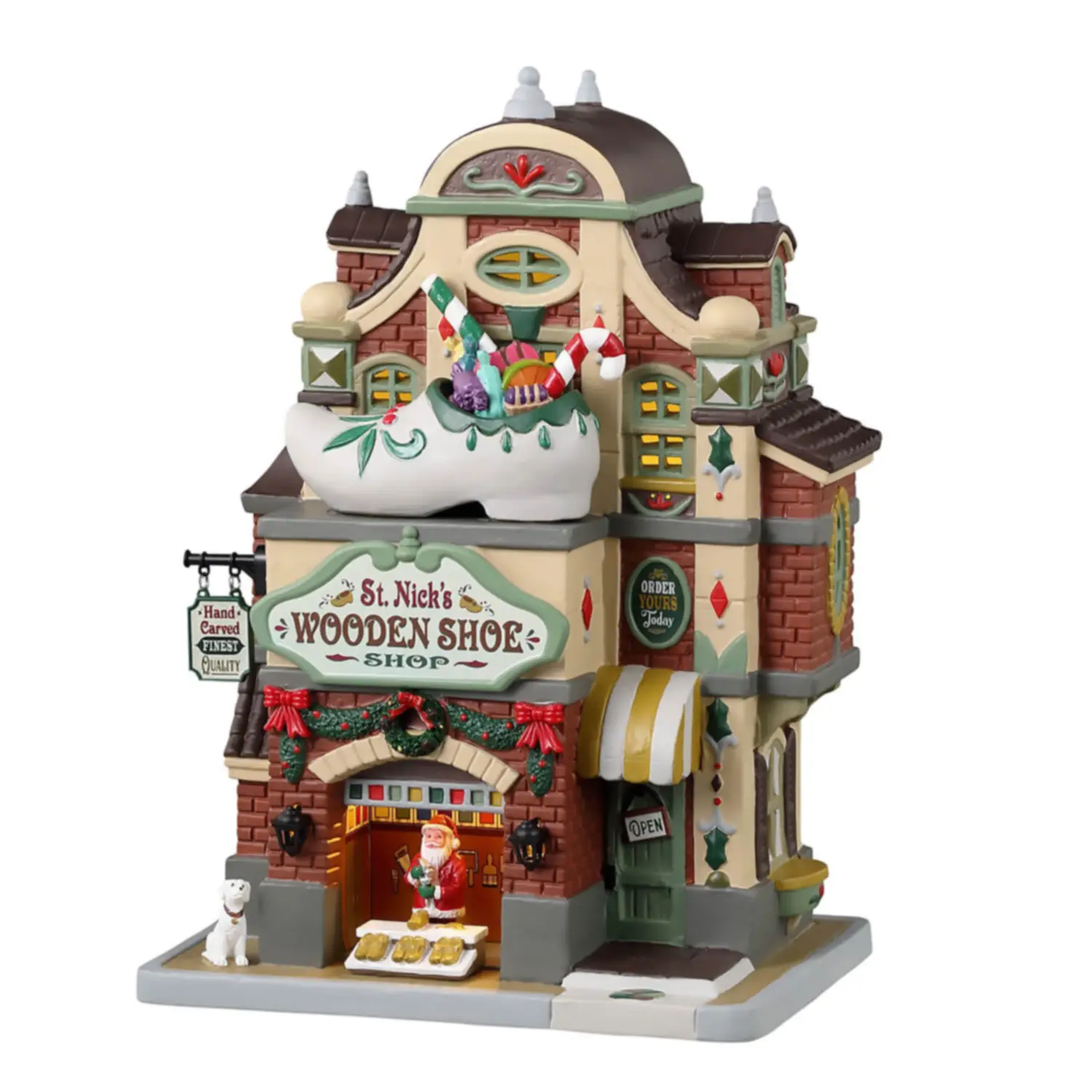Lemax 35069 St. Nick's Wooden Shoe Shop Luminoso - Caddington Village - scene e villaggi