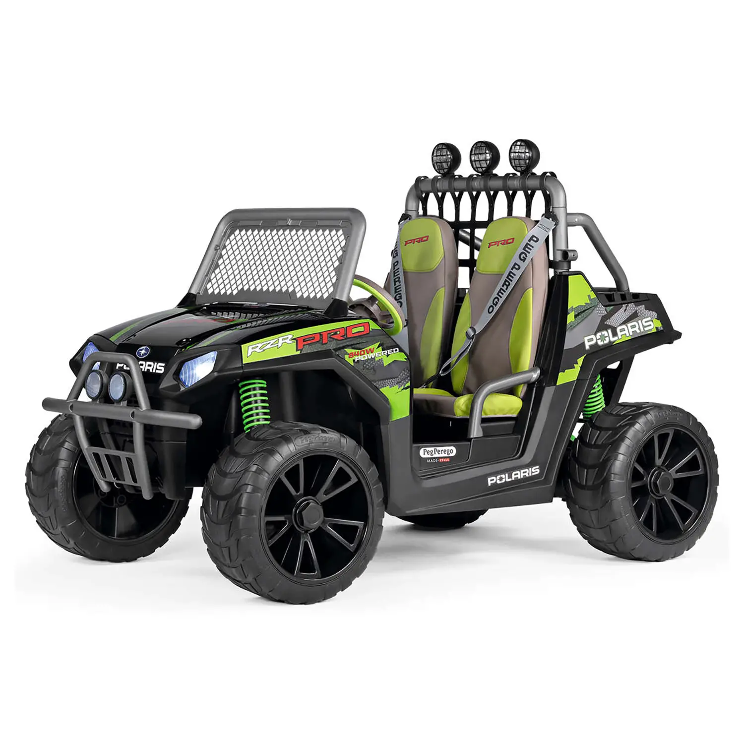 Auto Elettrica Per Bambini 24V Polaris Rzr Pro Green Shadow - auto