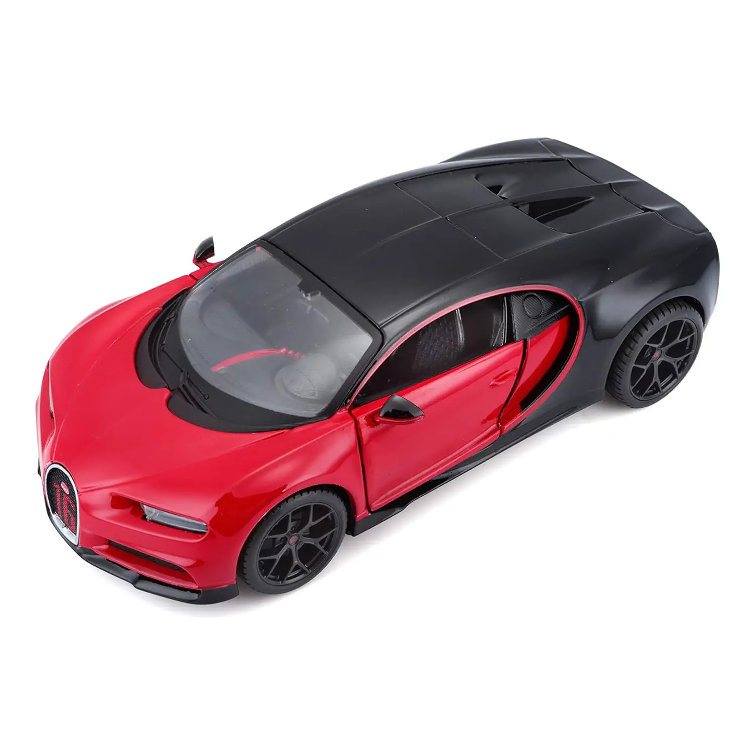 Auto 1:24 Bugatti Chiron Sport Rosso e Nero - diecast