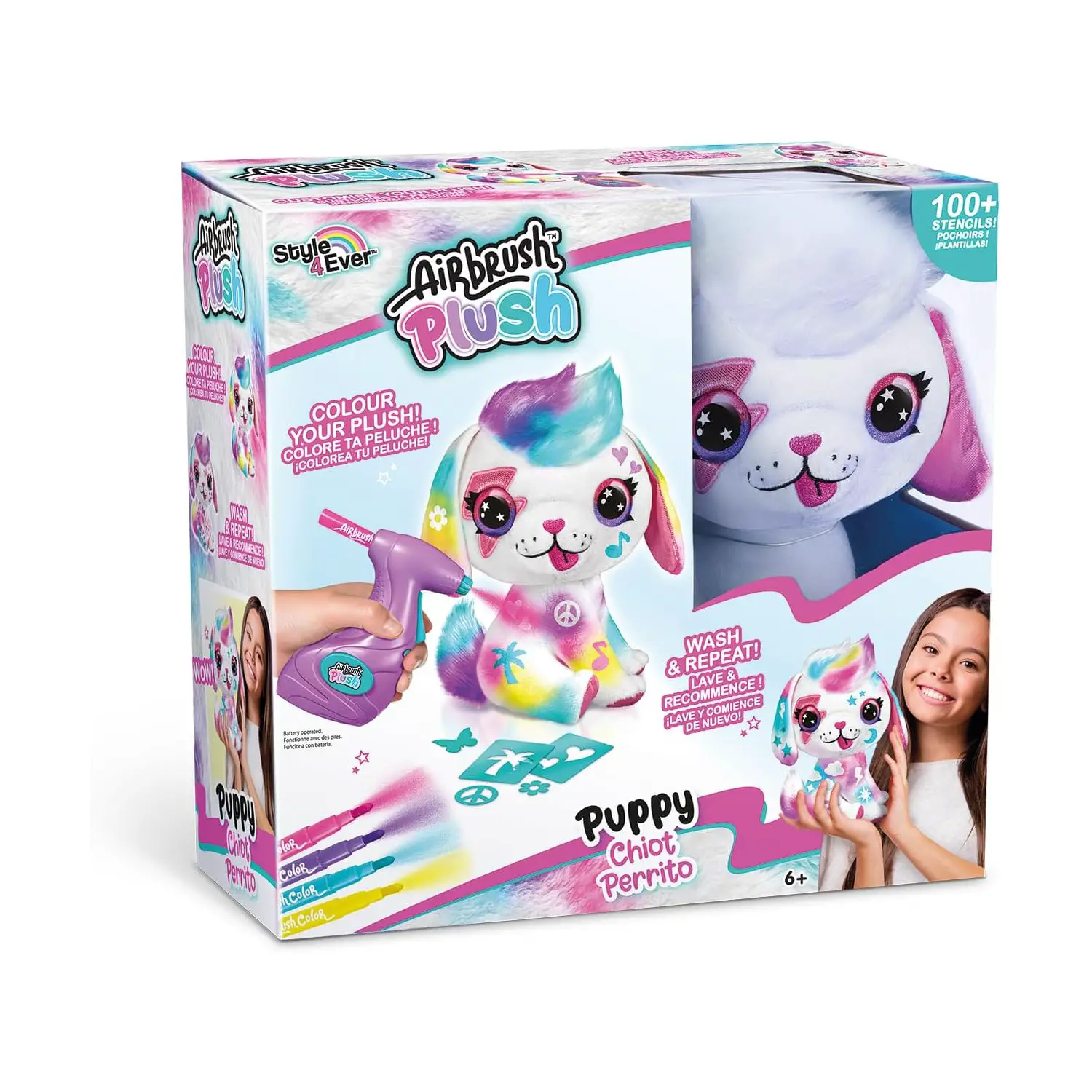 Airbrush Plush Cagnolino - creatività