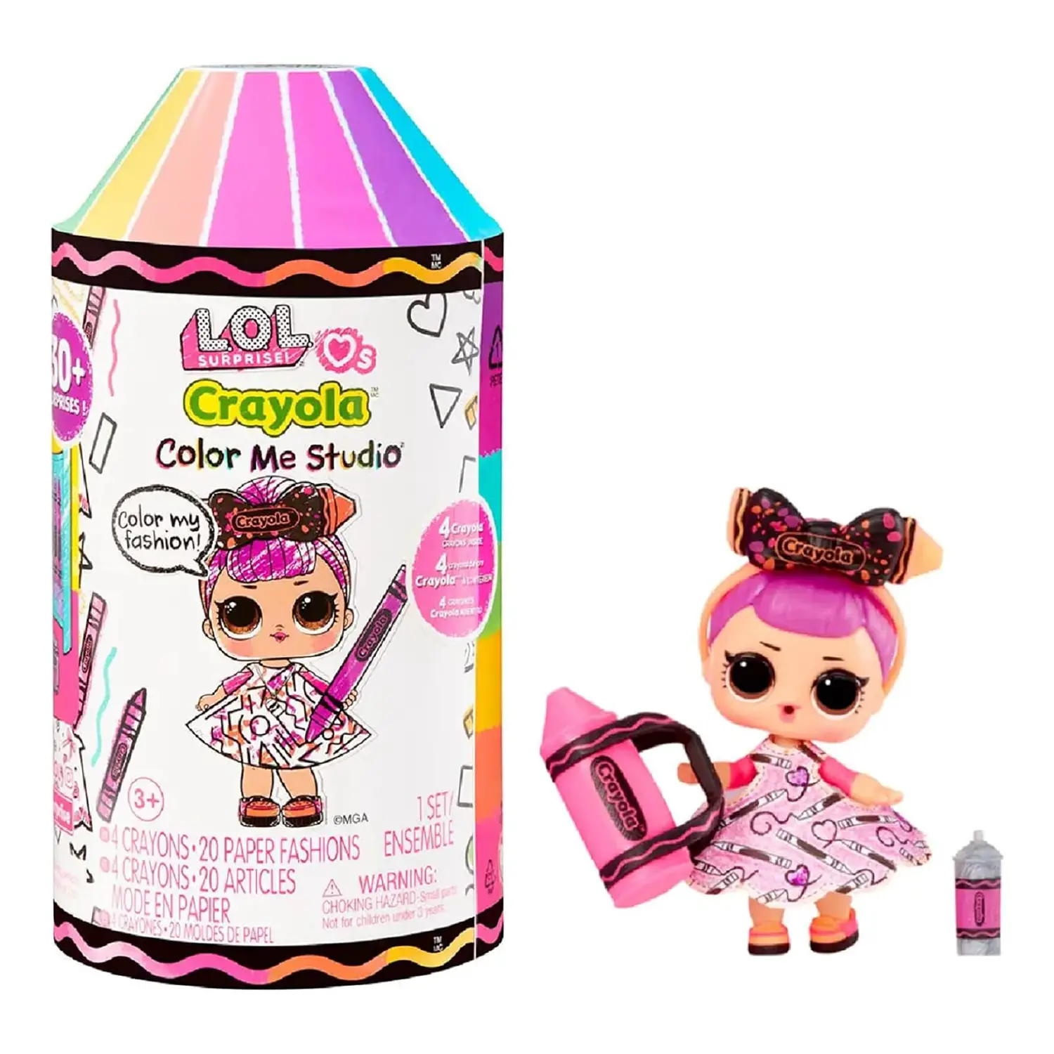 Lol Surprise Loves Crayola Color Me Studio Assortiti - collezionabili bambina