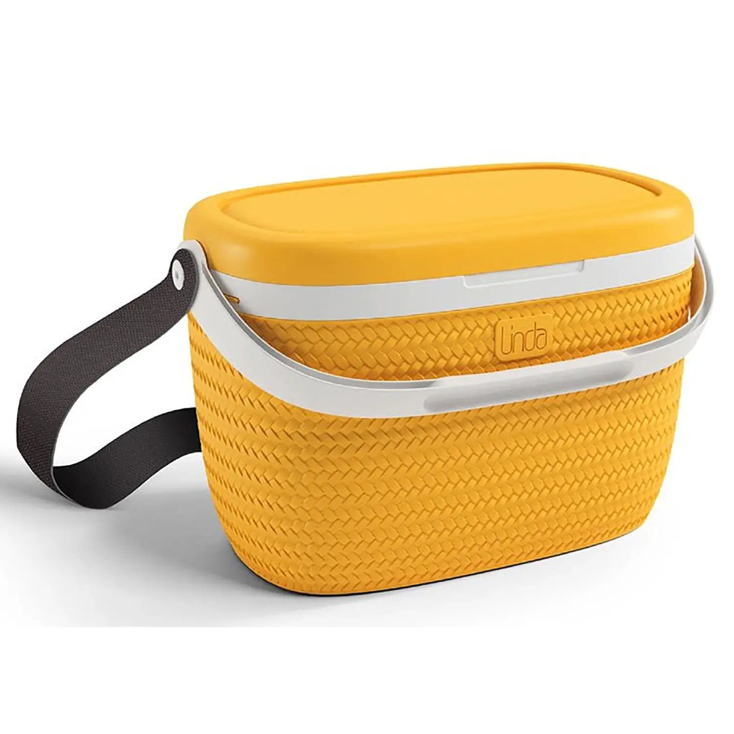 Borsa Frigo Linda Gialla 18L Con Cinghia - estivo mare