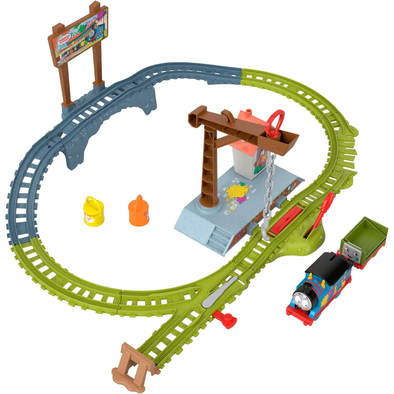 Fisher Price Thomas & Friends - Pista Avventure A Colori - Veicoli, garage e piste