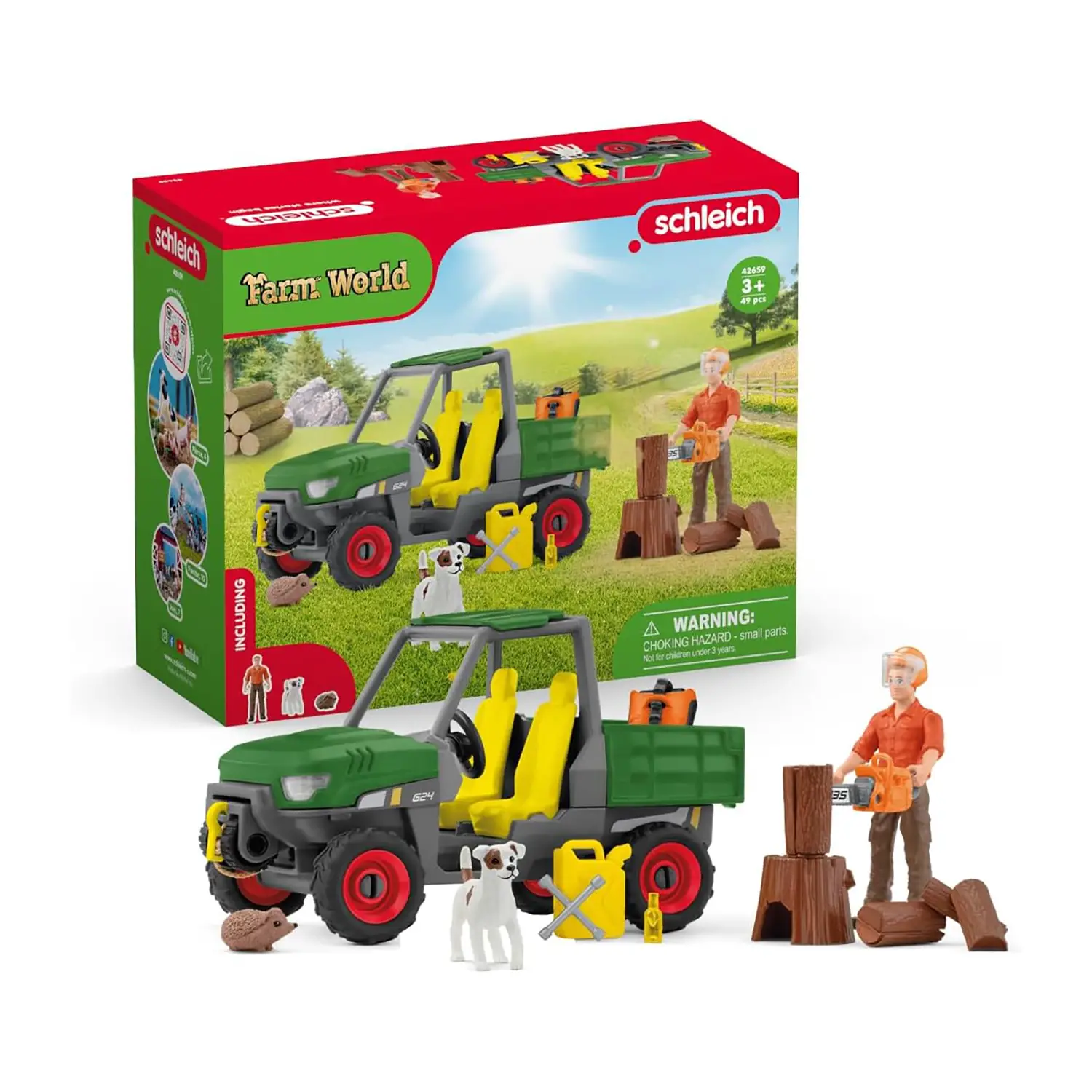 Schleich Farm World Lavoro nei Boschi - Animali