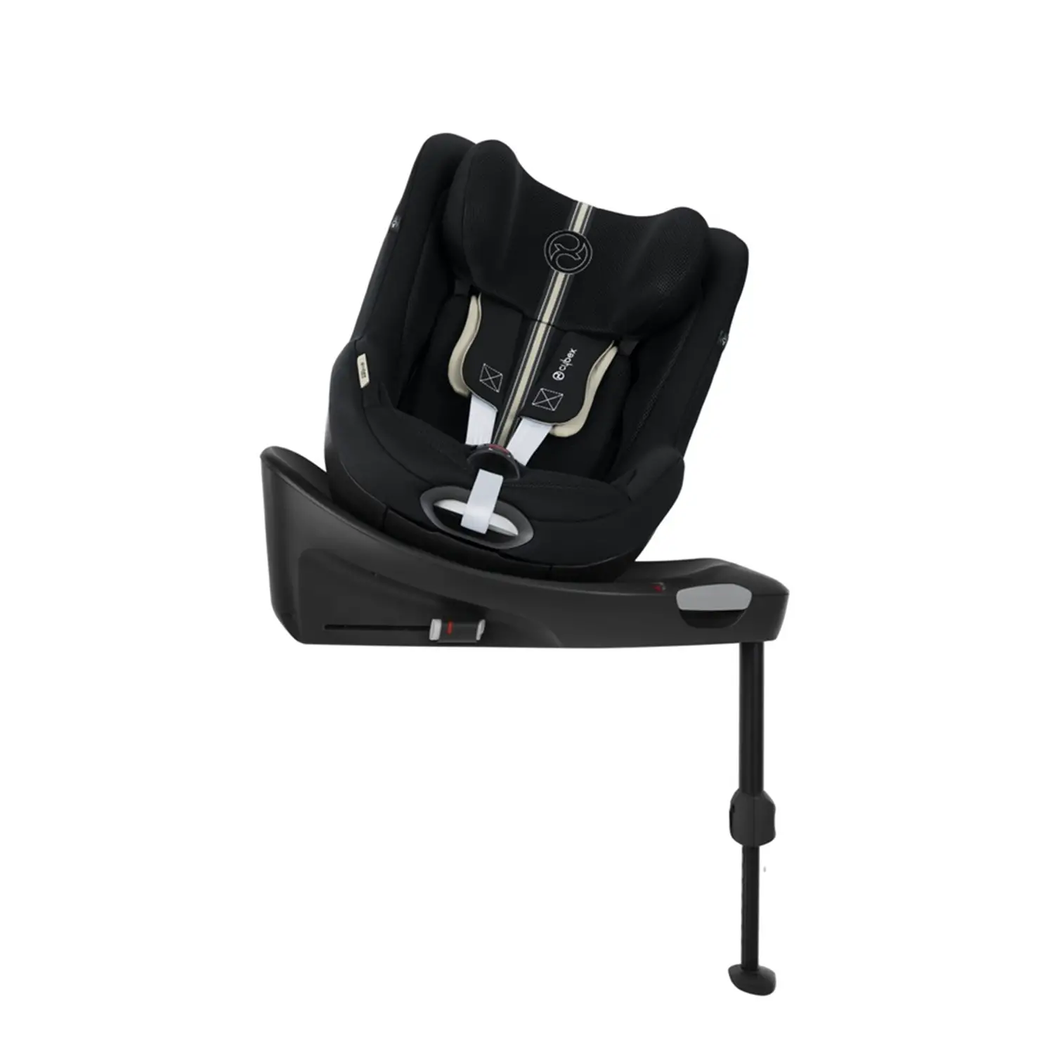 Cybex Seggiolino Auto Sirona Gi I-size Plus Moon Black Con Base 61-105cm - bambini 40-105 cm (0-4 anni)