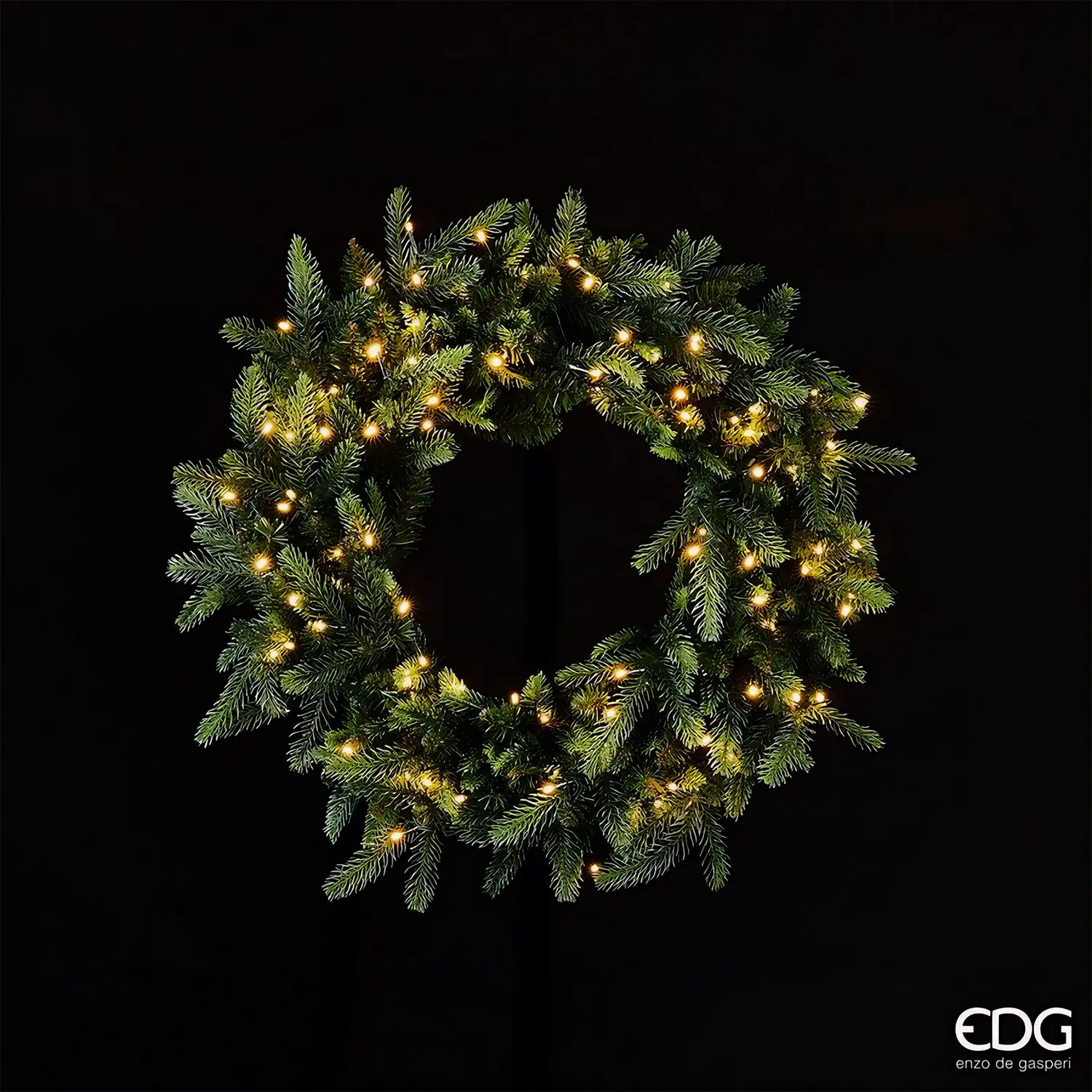 Corona Natalizia Luxury con 100 LED H60 - luci