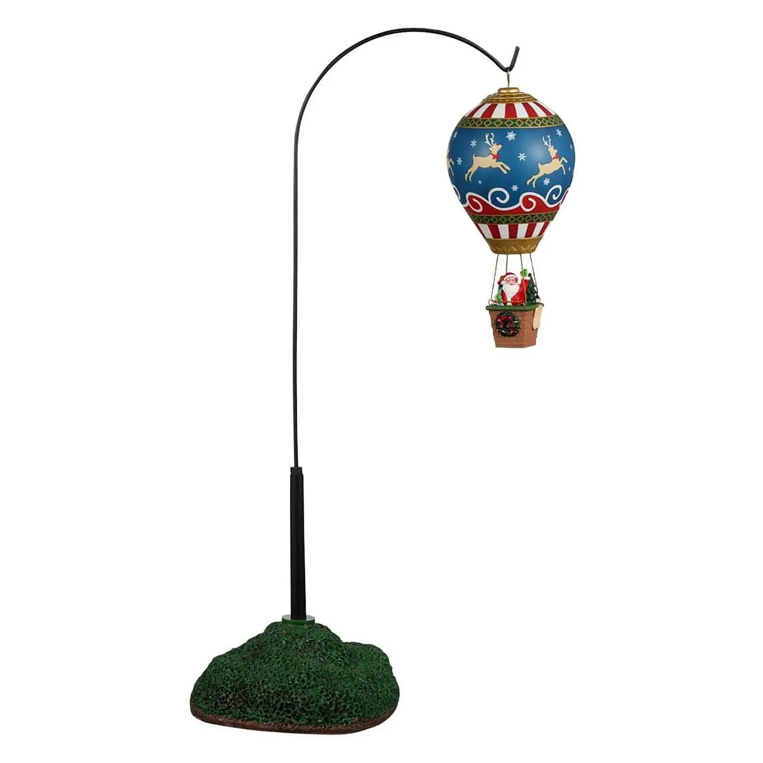 Lemax Reindeer Hot Air Balloon 84388 – Mongolfiera Animata con Babbo Natale Santa’s Wonderland - scene e villaggi