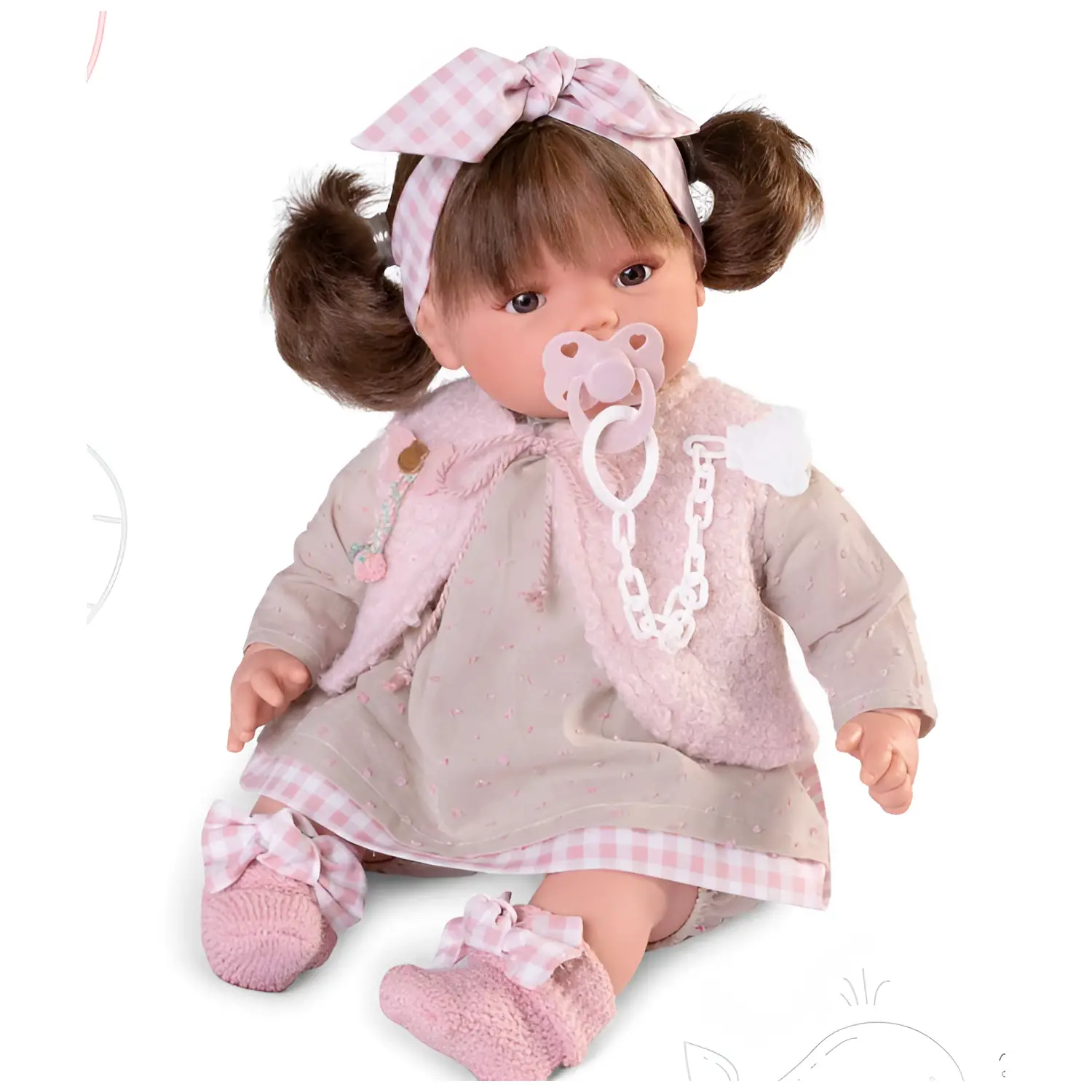 Bambola Lagrimitas Bruna Con Codini - Bambole e accessori