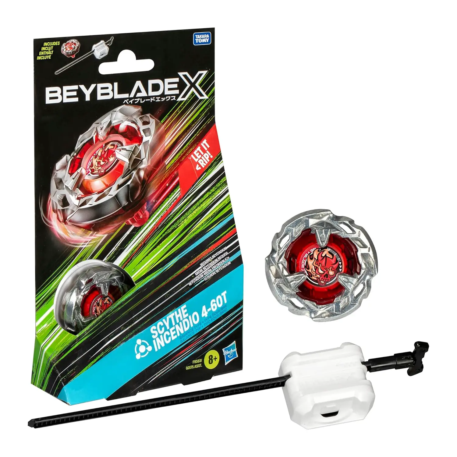 Beyblade X Starter Pack Top Scythe Incendio - Ora a un Prezzo Super Scontato! - action figures ed accessori