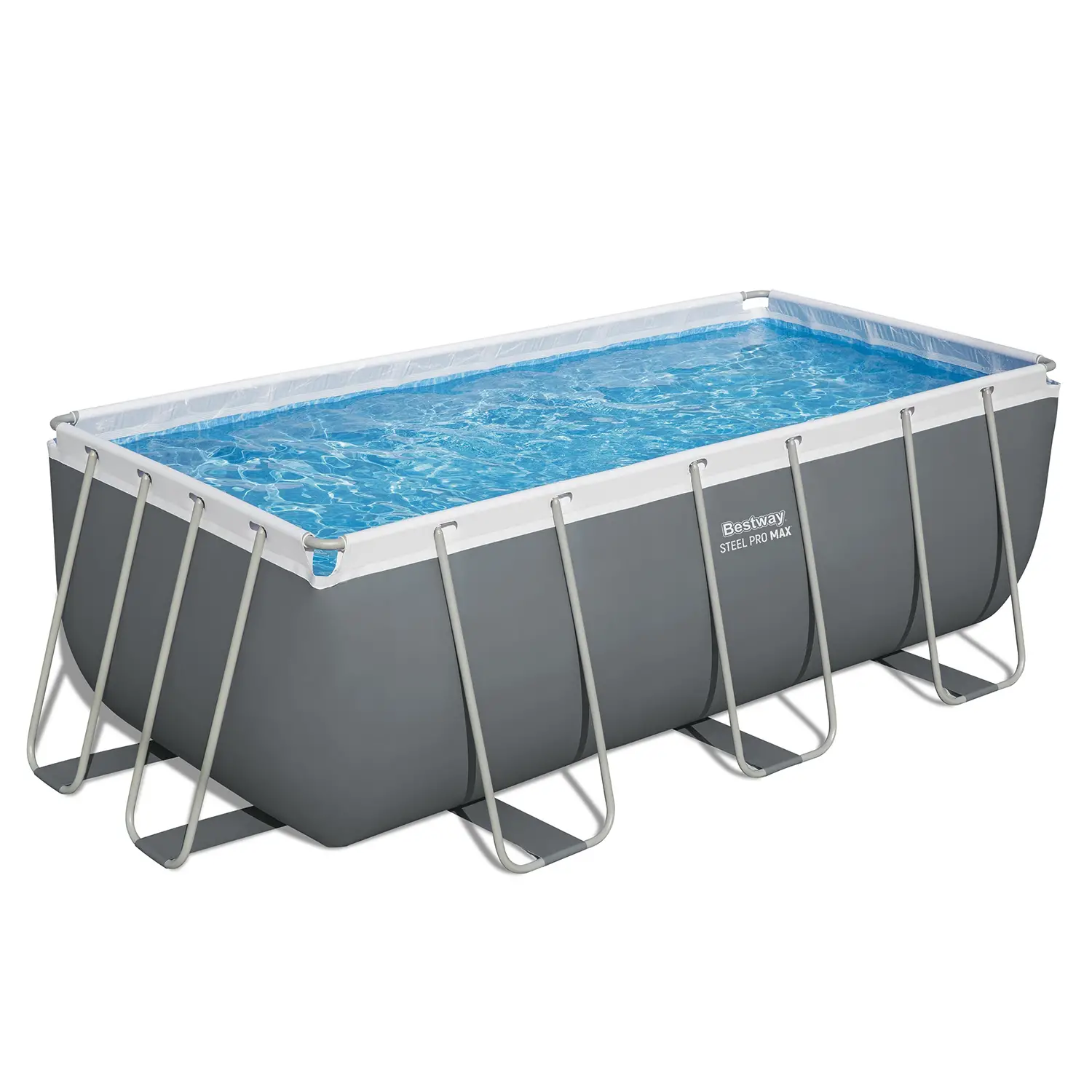 Piscina Steel Pro MAX Rettangolare Cm. 412X201X122 Cap. 8.124L - piscine rigide