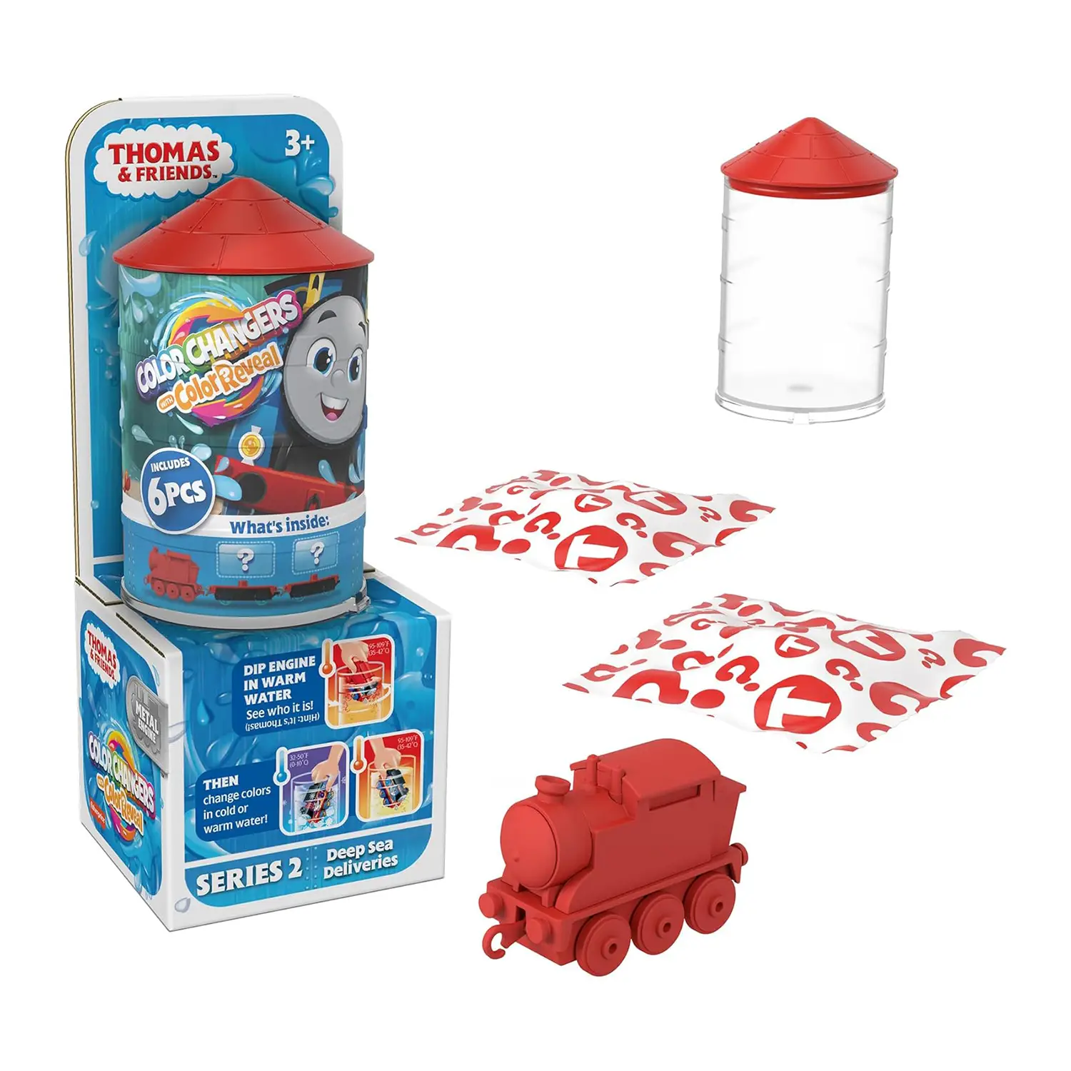 Il Trenino Thomas - Locomotive Color Reveal, 3+ anni - HPH39 - action figures ed accessori