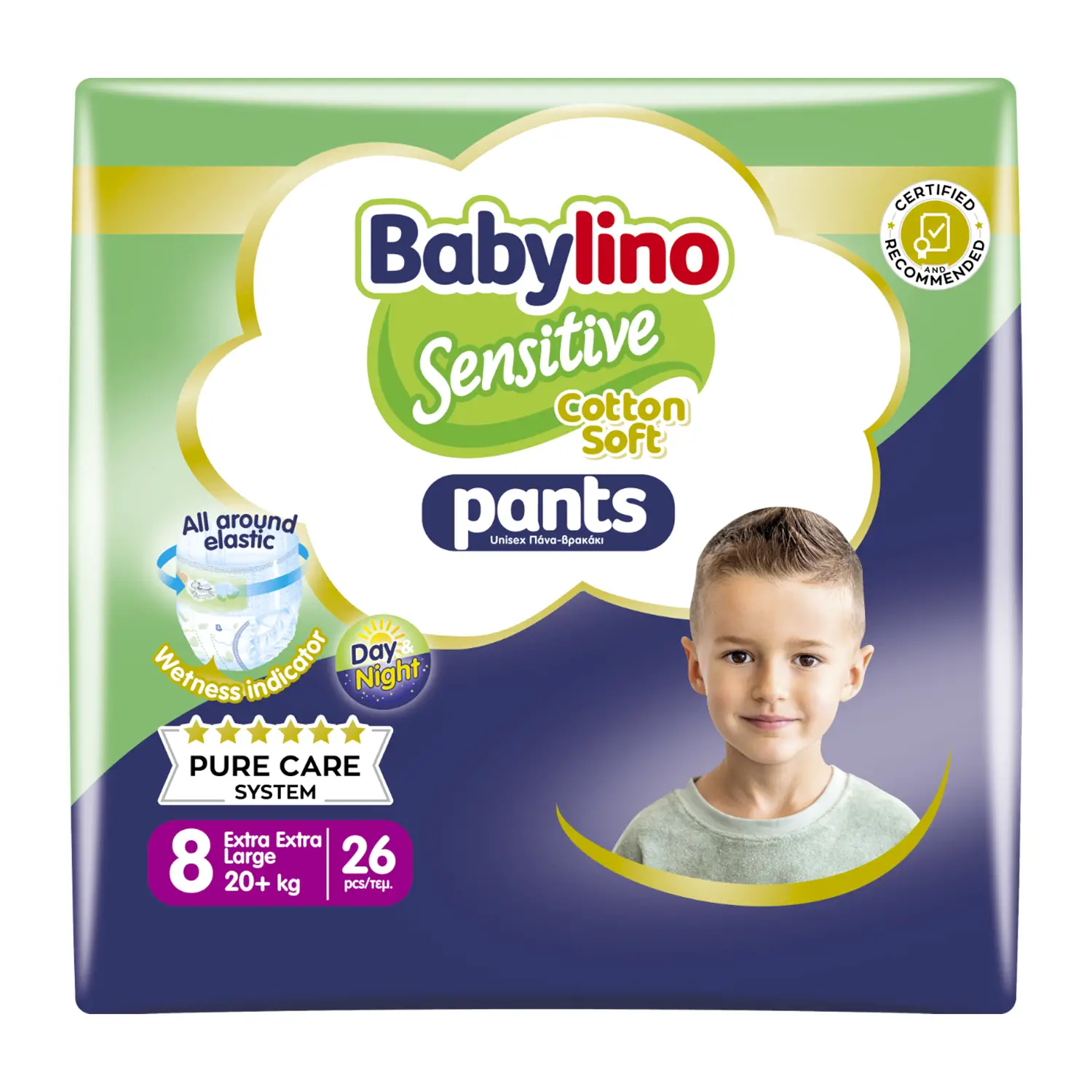 Babylino Economy Pannolini Mutandina Taglia 8 - 20+ Kg 26 Pezzi - pannolini e salviettine