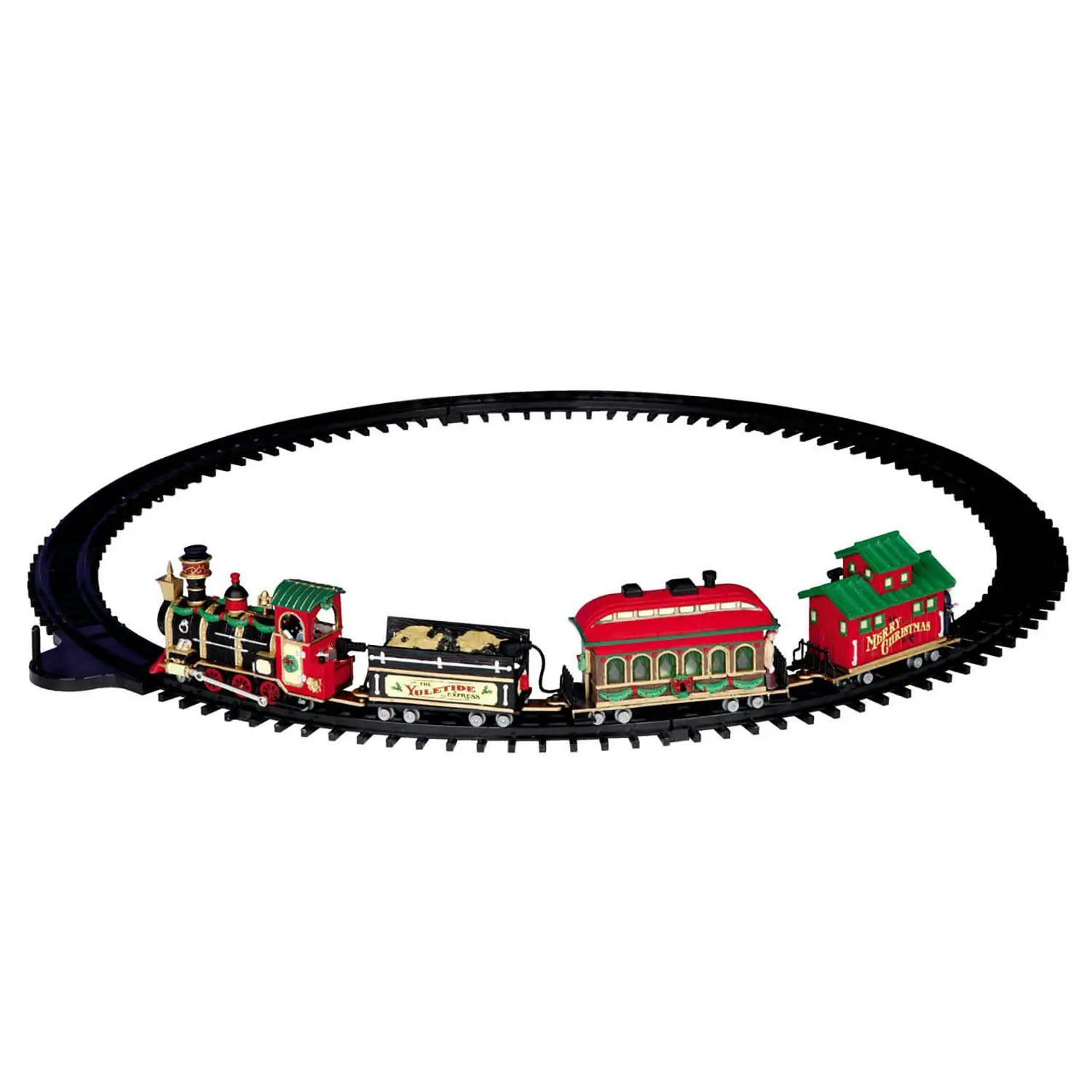 Lemax Yuletide Express 24472 – Treno Natalizio Animato e Musicale Set 16 Pezzi - addobbi casa