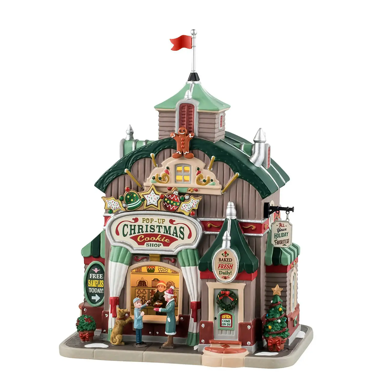 Lemax 45248 Negozio Biscotti Natalizi Pop-Up Luminoso Caddington Village - scene e villaggi