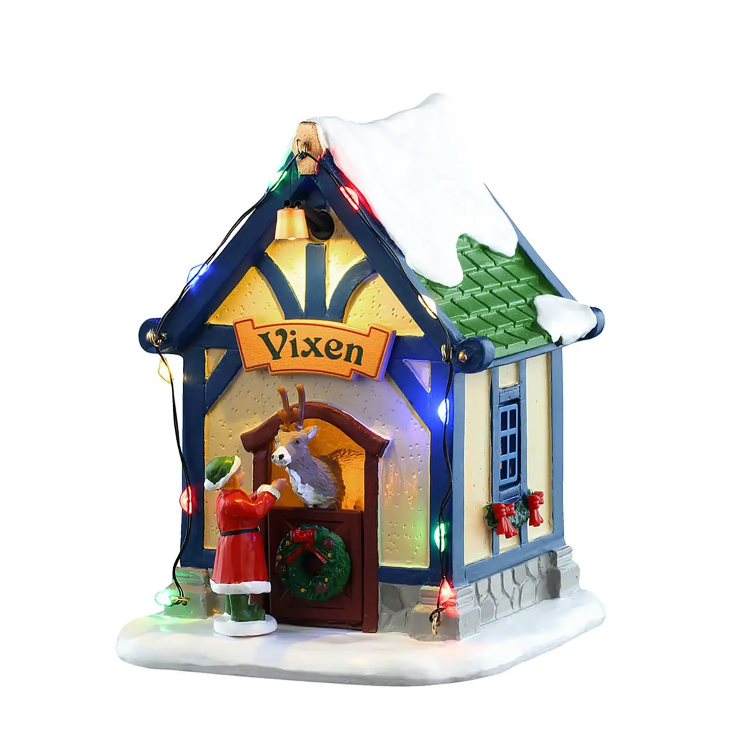 Lemax Vixen’s Den 54532 – Rifugio Natalizio Luminoso di Vixen Santa’s Wonderland - scene e villaggi