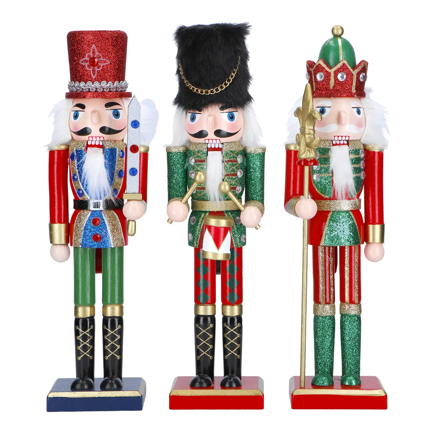 Schiaccianoci Natalizio TIMSTOR 30 cm - Decorazione di Natale - schiaccianoci