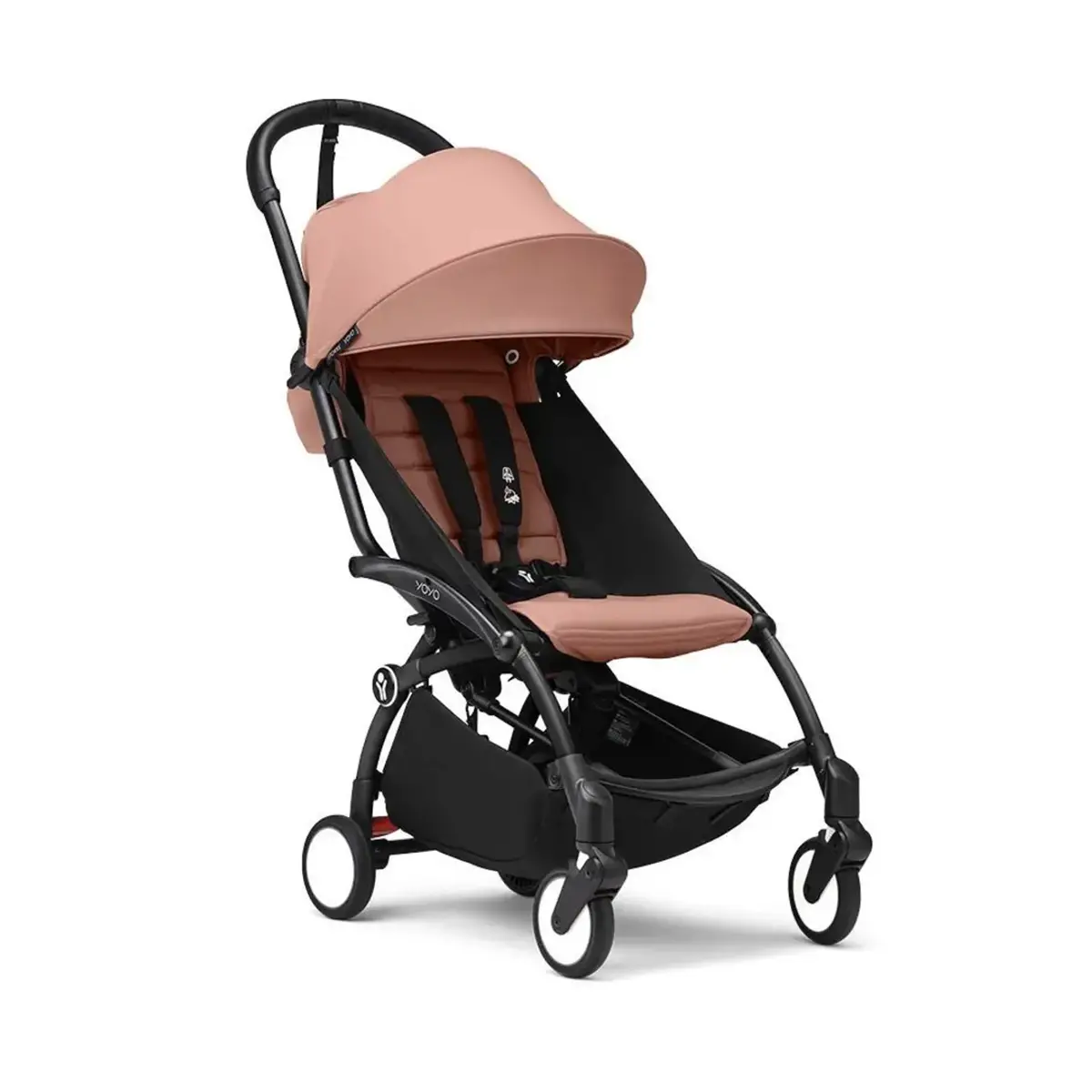 Stokke - Passeggino Yoyo3 Con Set Rivestimento 6+ Ginger Telaio - Black - passeggini compatti