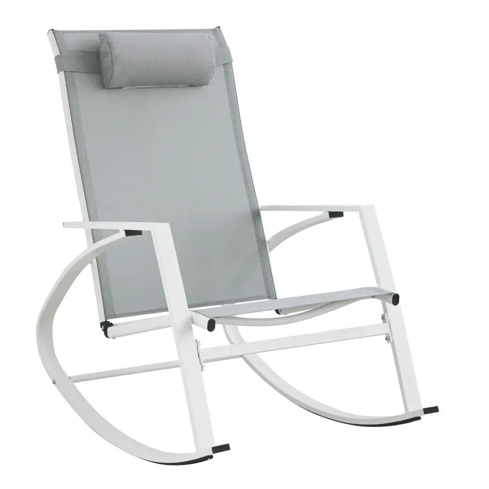 Poltrona a Dondolo Demid New Bianco Bizzotto - amache e dondoli