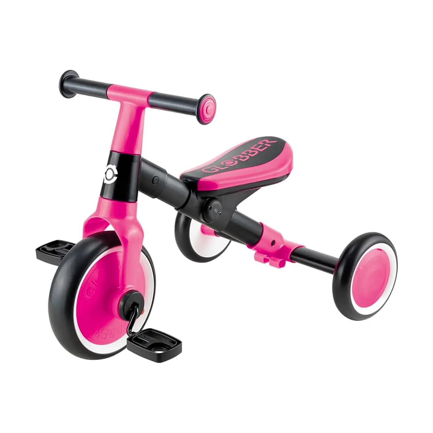 Triciclo Globber Learning Trike 2 in 1 Neon Pink Triciclo & Balance Bke - Tricicli e primi passi