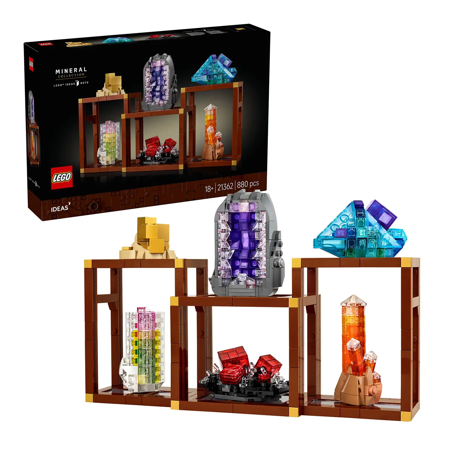 LEGO Ideas Collezione di Minerali 21362 Modellino da Esposizione - lego