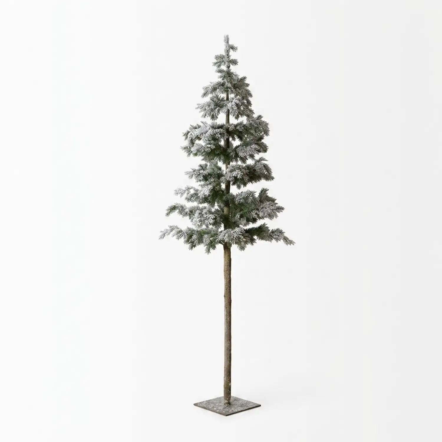Albero di Natale Pino West Innevato Tronco Lungo H250 cm - alberi