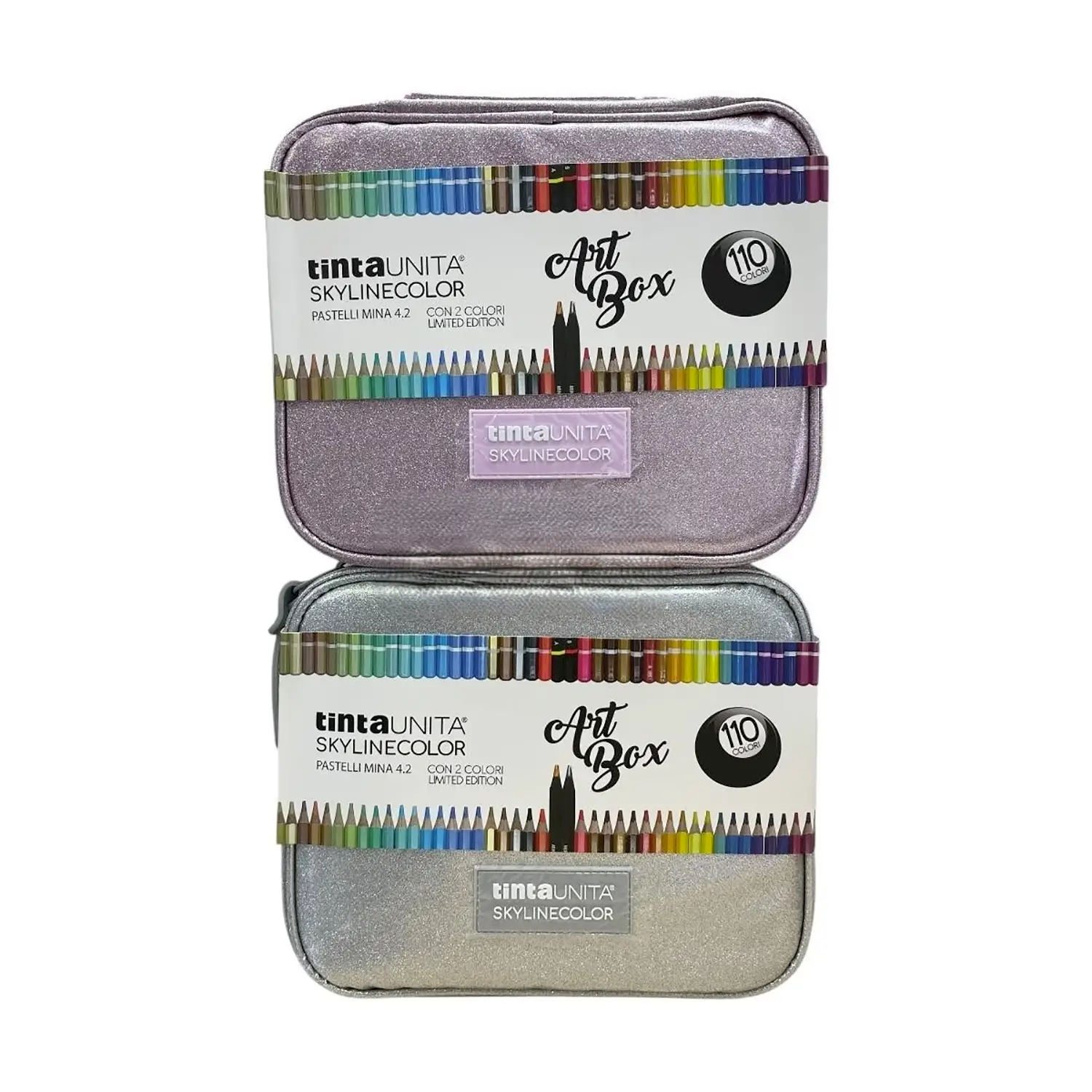 Astuccio Art Box Plus 110 Pastelli Mina 4.2 Colorazioni Assortite - Pastelli