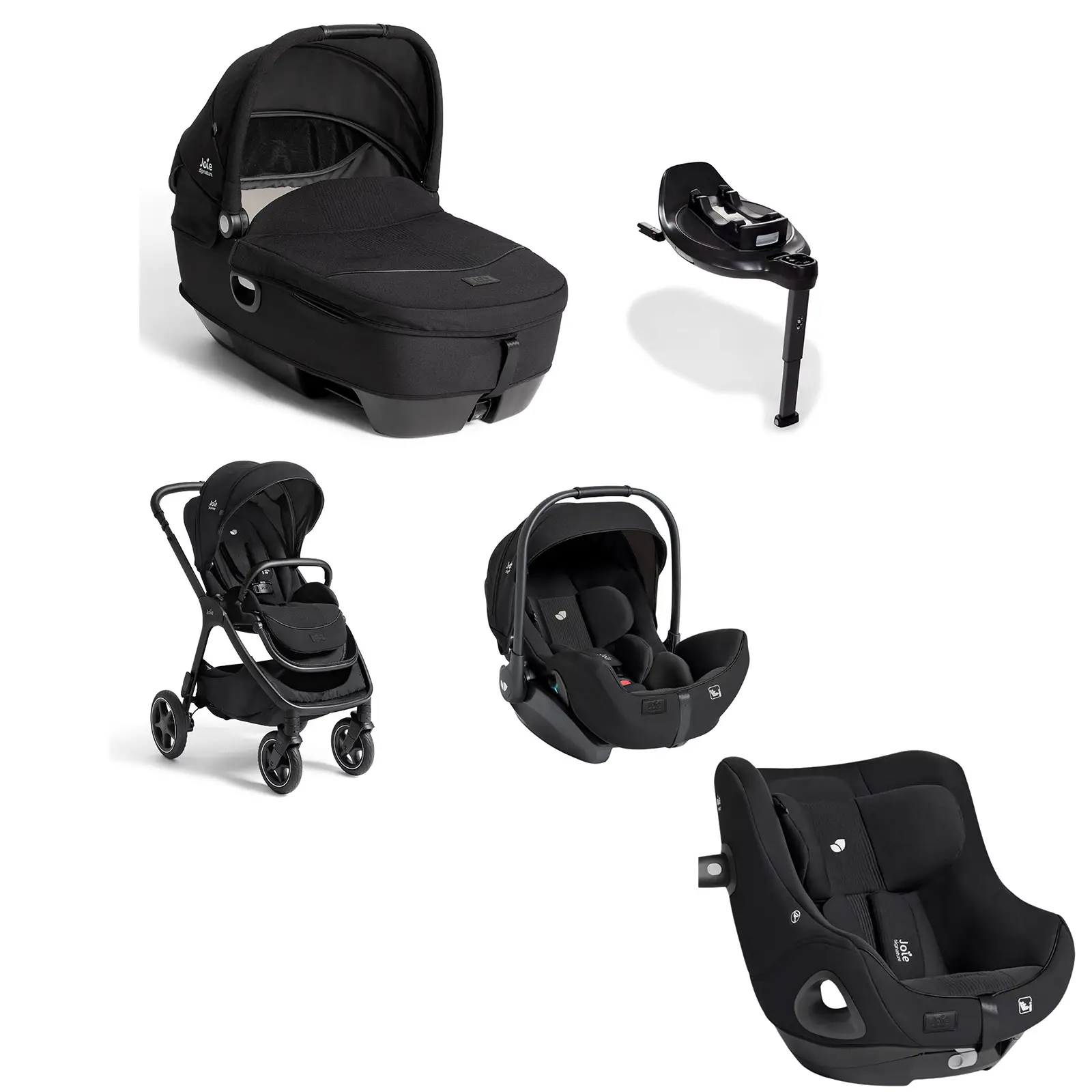 Trio Finiti 10 Signature con Navicella Ramble XL più Seggiolino Auto I-Harbour E I-Size 360 Eclipse - trio e modulari