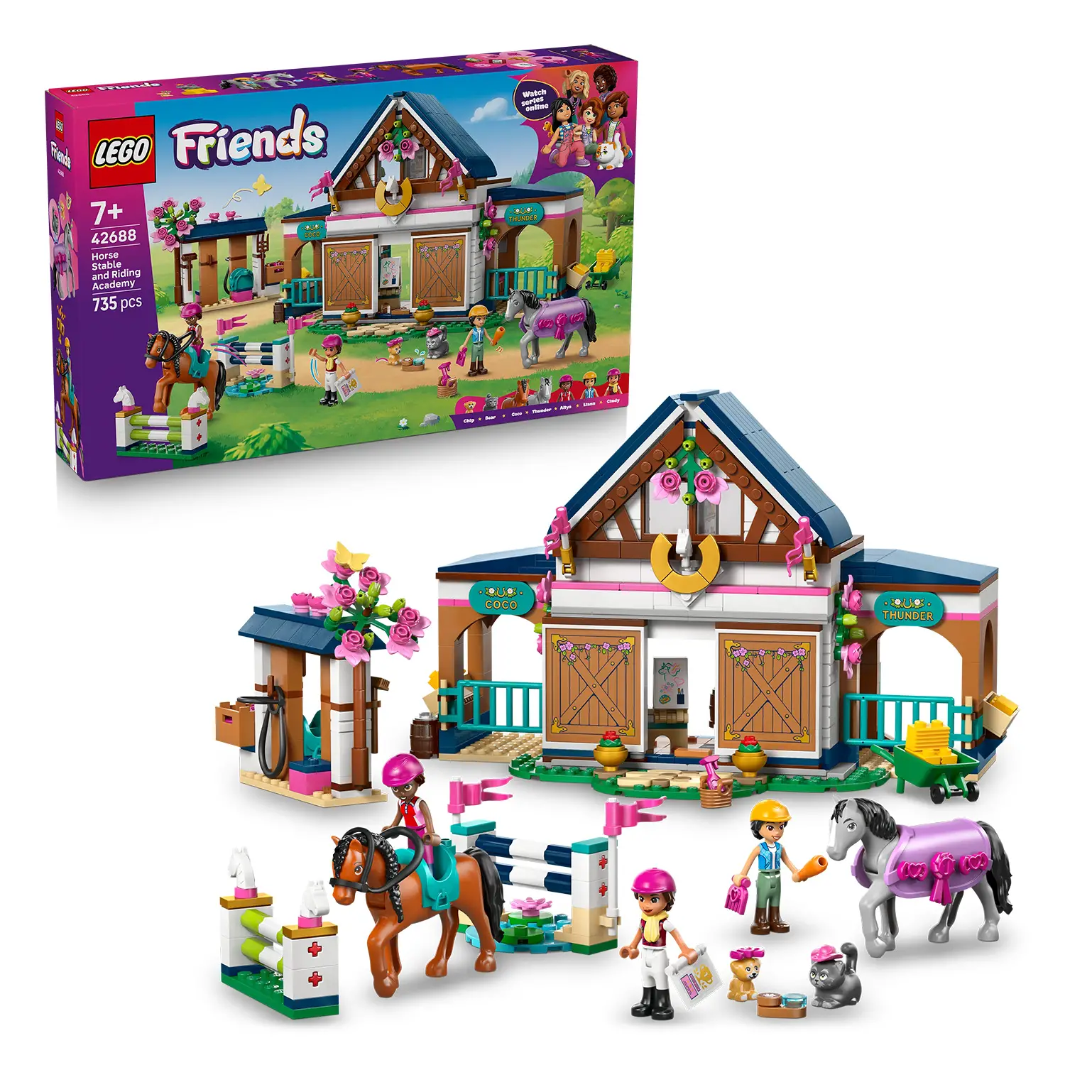 LEGO Friends Scuderia e Accademia di Equitazione 42688 - lego