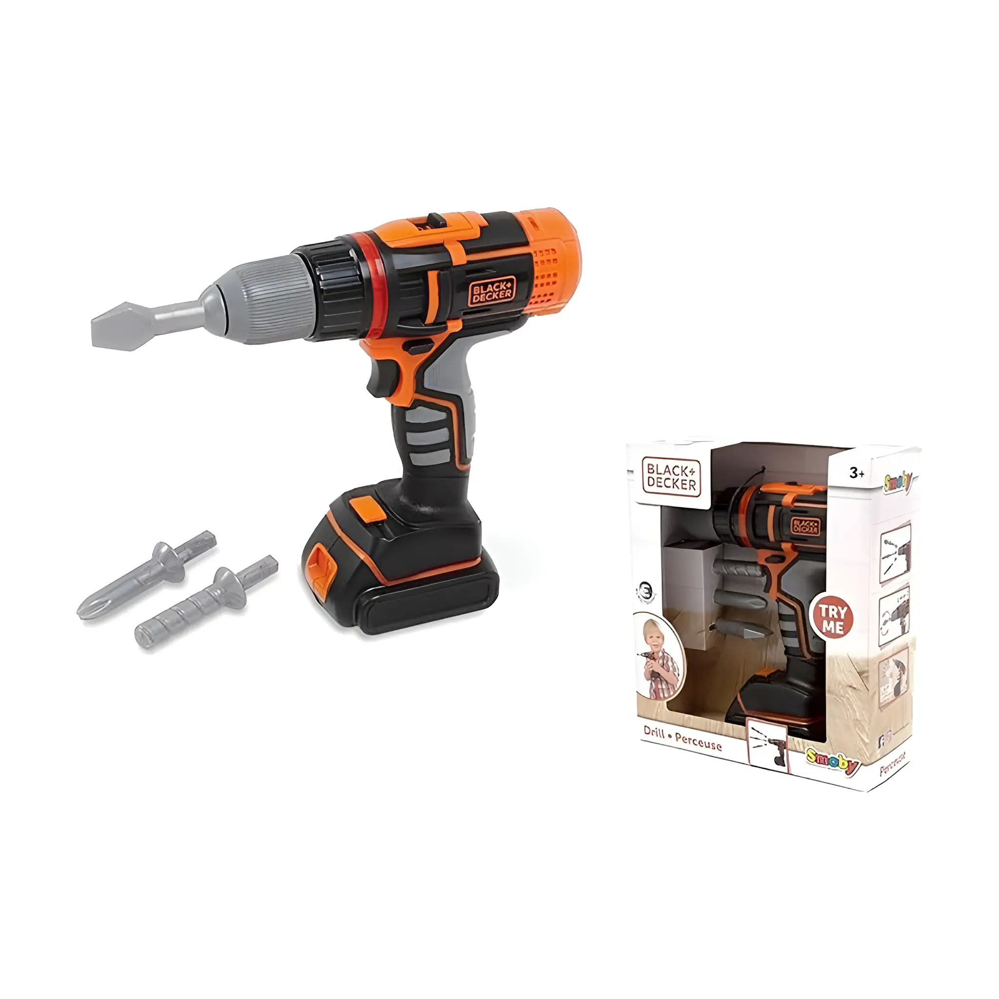 Black & Decker Trapano/Avvitatore Elettrico Giocattolo – Kit Interattivo - Professioni e mestieri