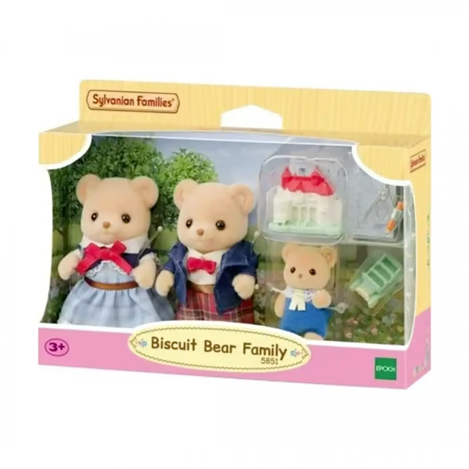 Sylvanian Families Famiglia Orso Biscotto - collezionabili bambina