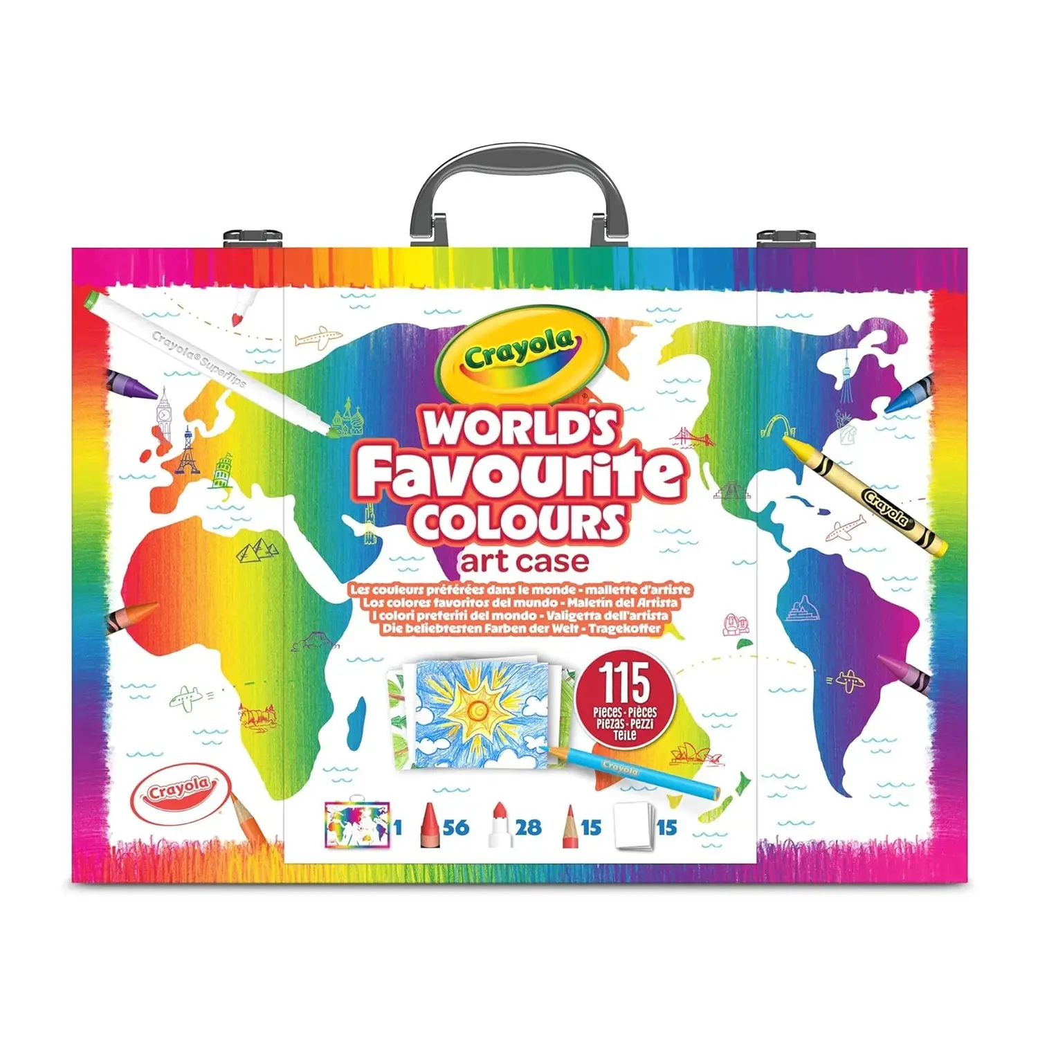 Crayola Valigetta Dei Colori World's Favorite Colors - creatività