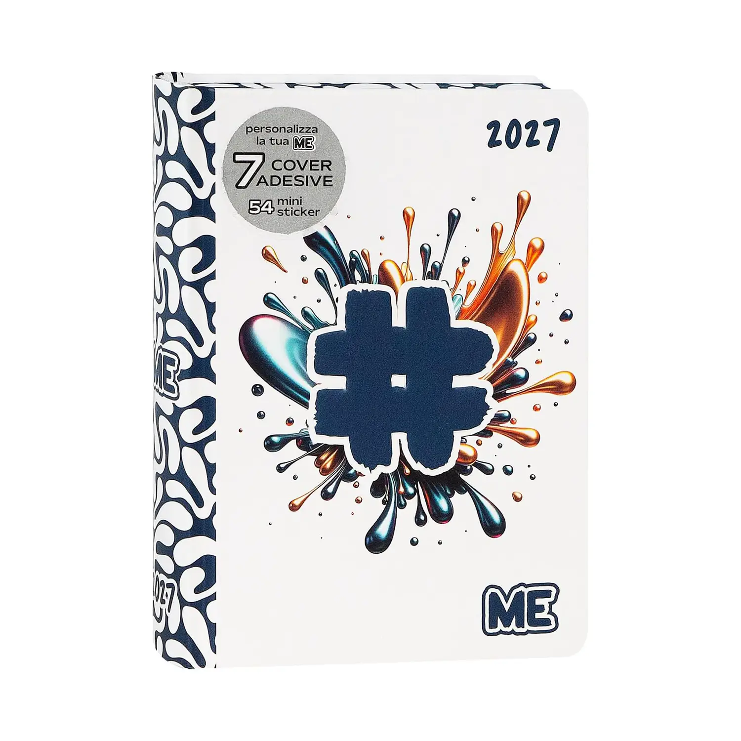 Me Diario Agenda 16 Mesi Dium Hashtag Blu Color Me - diari