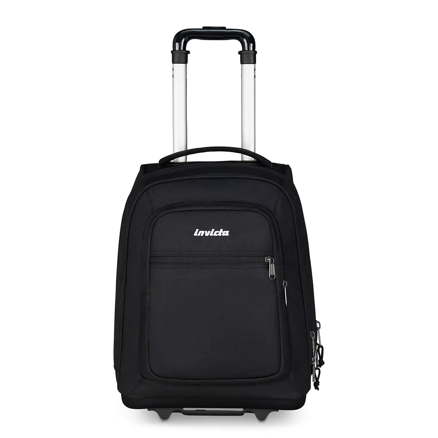 Trolley Scuola Zaino Invicta Bump GRS Jet Black 38 Litri - zaini trolley