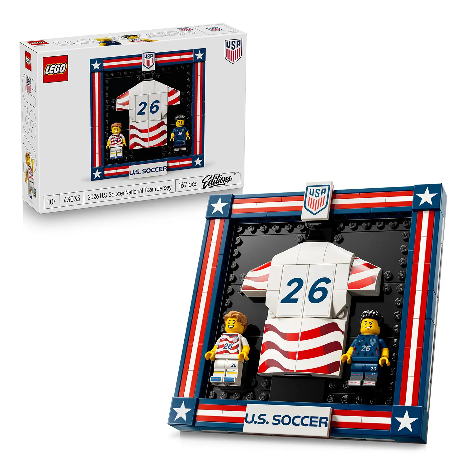 Lego Editions Maglia della Squadra Nazionale di Calcio Usa 2026 43033 - lego