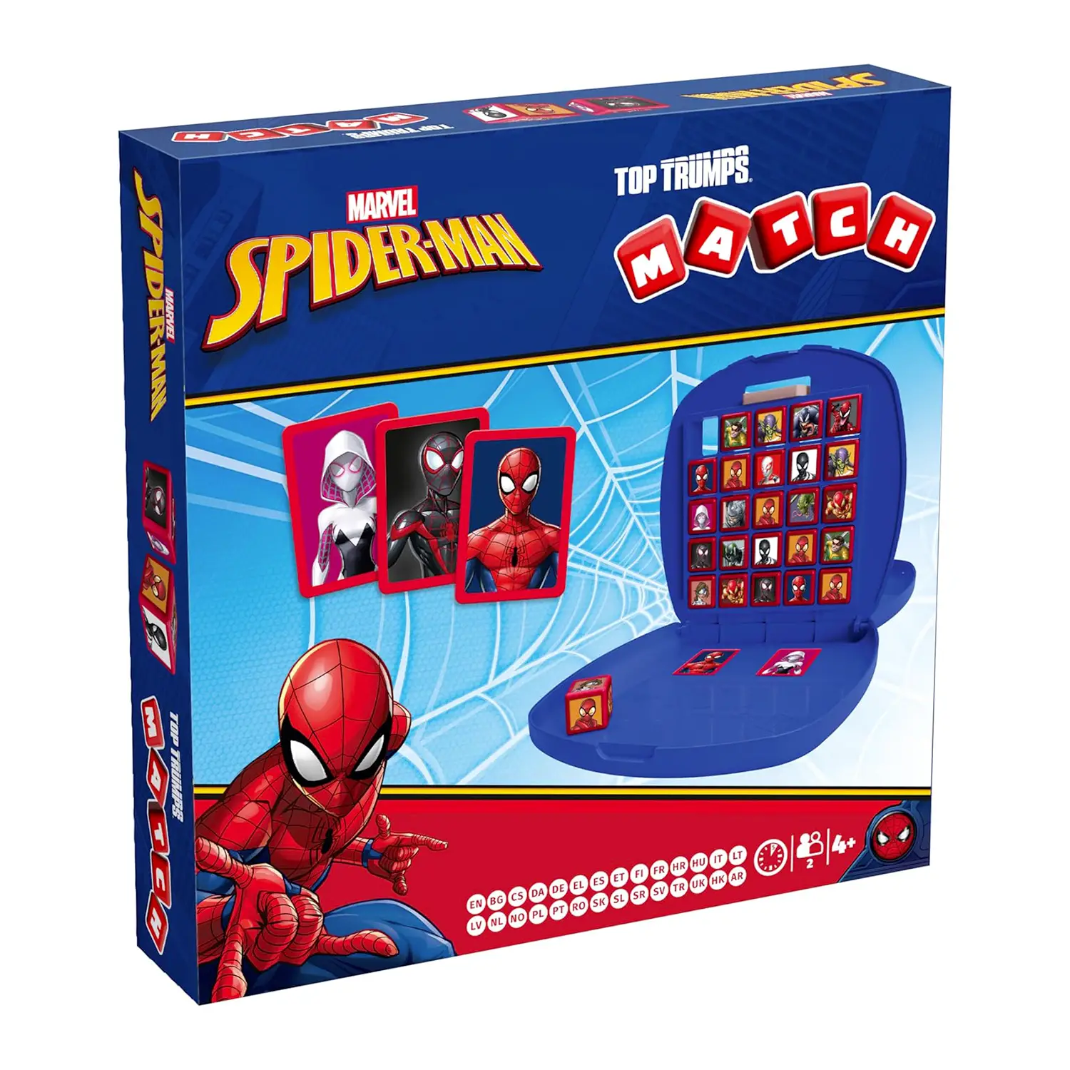 Top Trumps Match Spiderman – Gioco da Tavolo Marvel per Bambini e Famiglie - Giochi di società