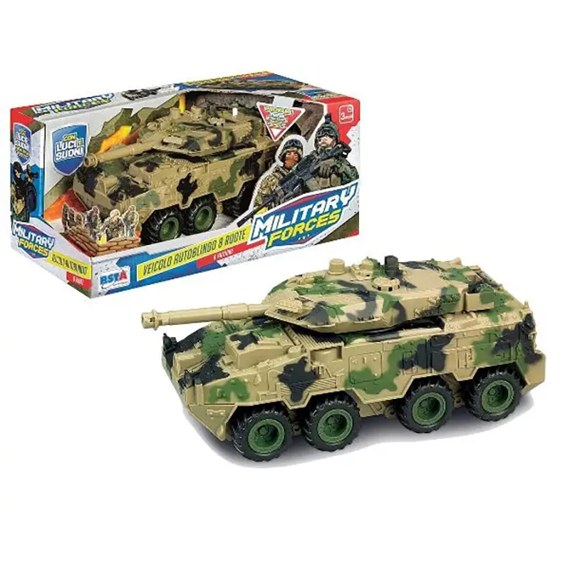 Playset Veicolo Militare Autoblindo 8 Ruote - modellini