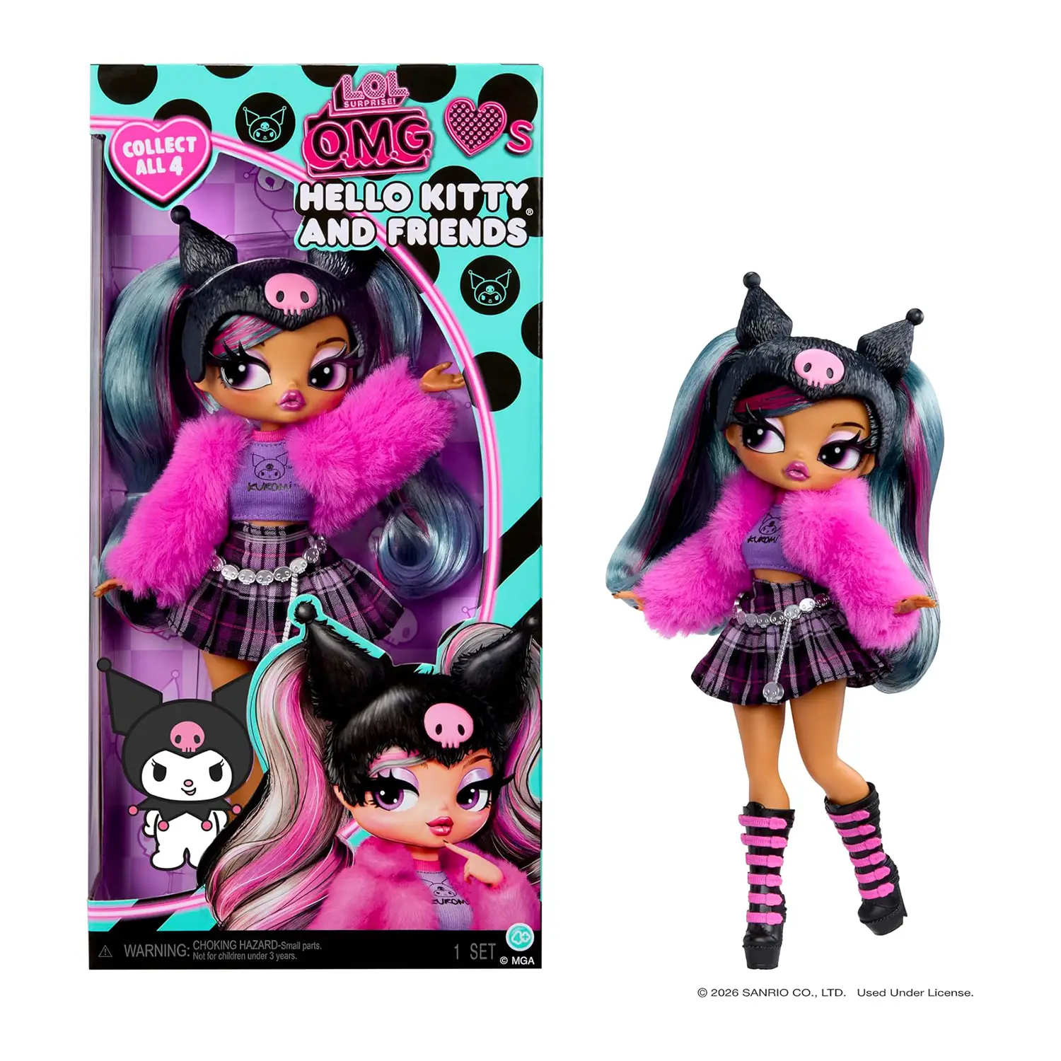 L.O.L. Surprise O.M.G. Loves Hello Kitty - Kuromi - collezionabili bambina