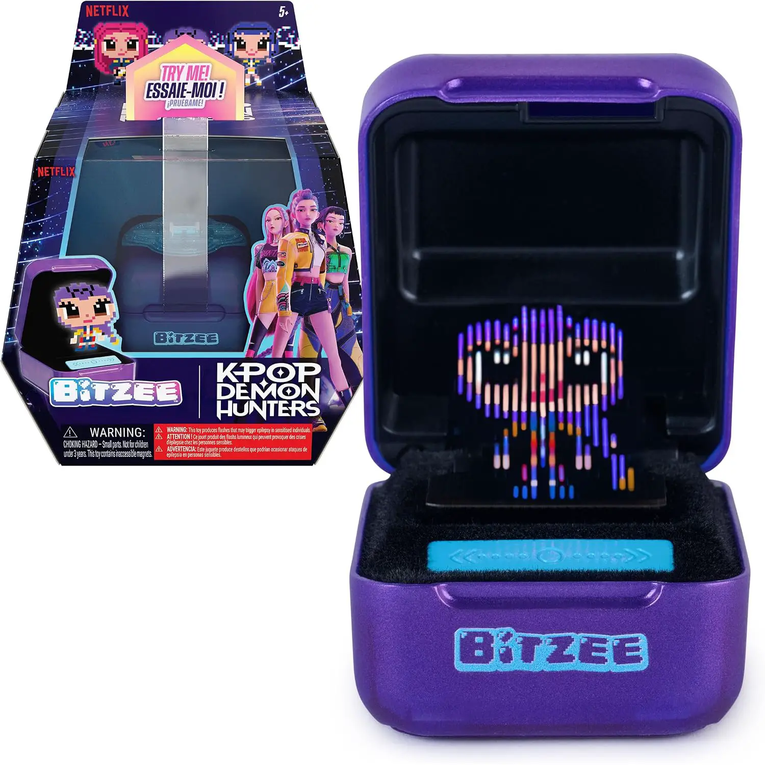 Bitzee KPop Demon Hunters, Cucciolo Digitale Interattivo Spin Master - giochi elettronici