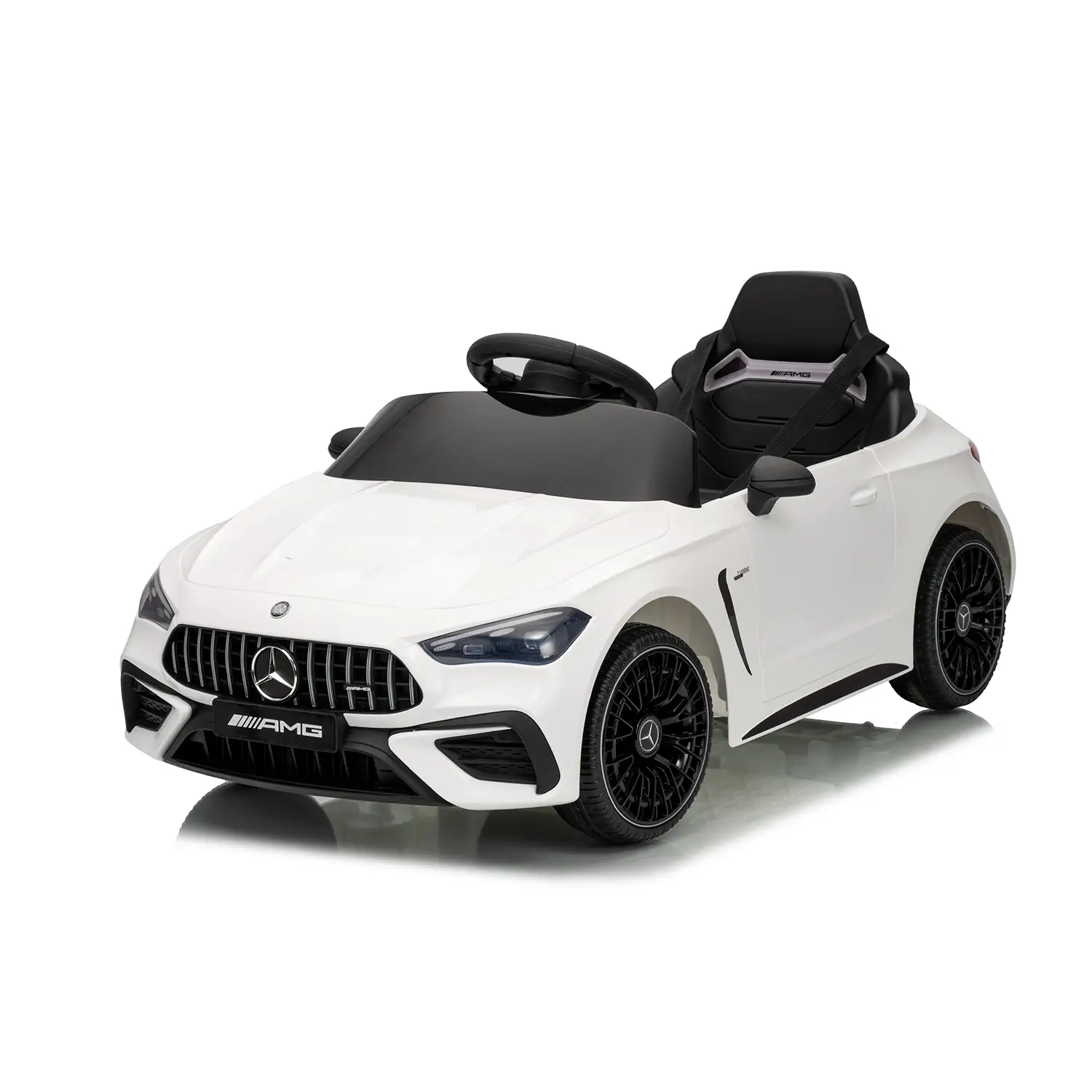 Auto Elettrica Per Bambini Mercedes Cle Benz Bianca - auto