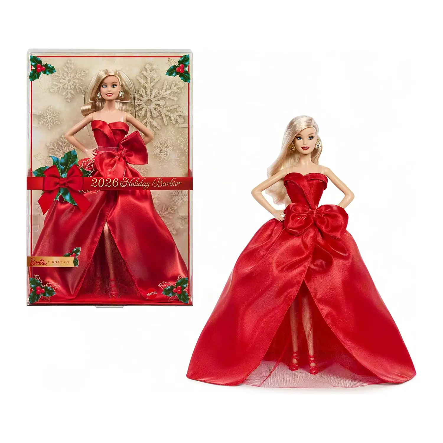 Barbie Magia delle Feste 2026 Bionda JJX65 - Bambola Signature Mattel - collezionabili bambina