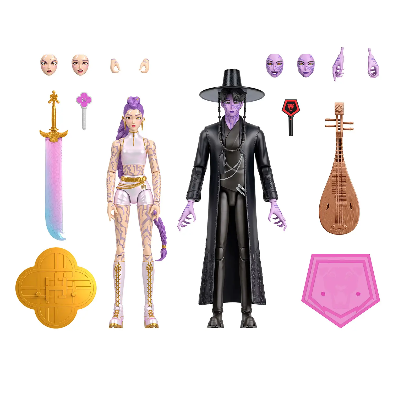 Mattel KPop Demon Hunters Rumi e Jinu Scena Finale 15 cm JRY40 - collezionabili bambina
