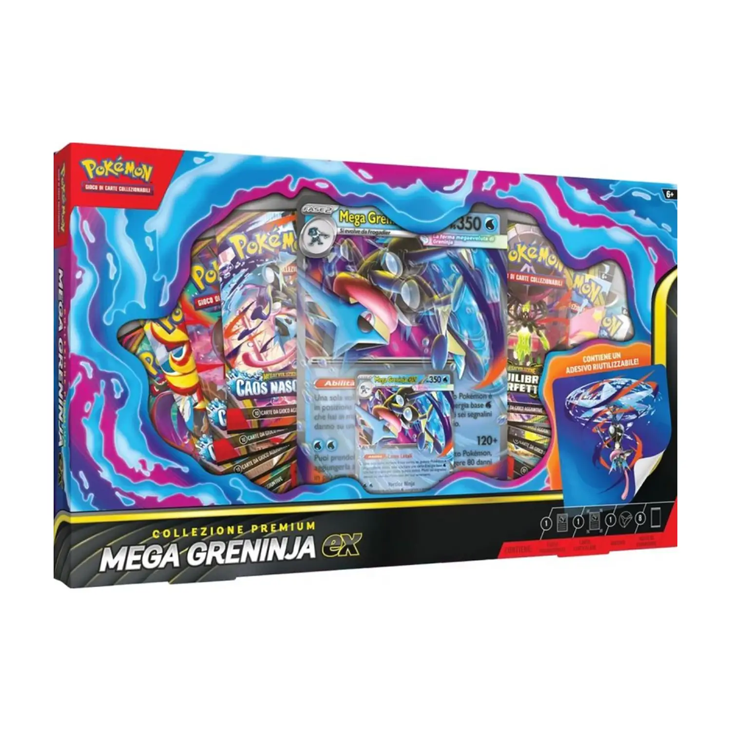 Pokemon Collezione Premium Mega Greninja-Ex - Giochi di società