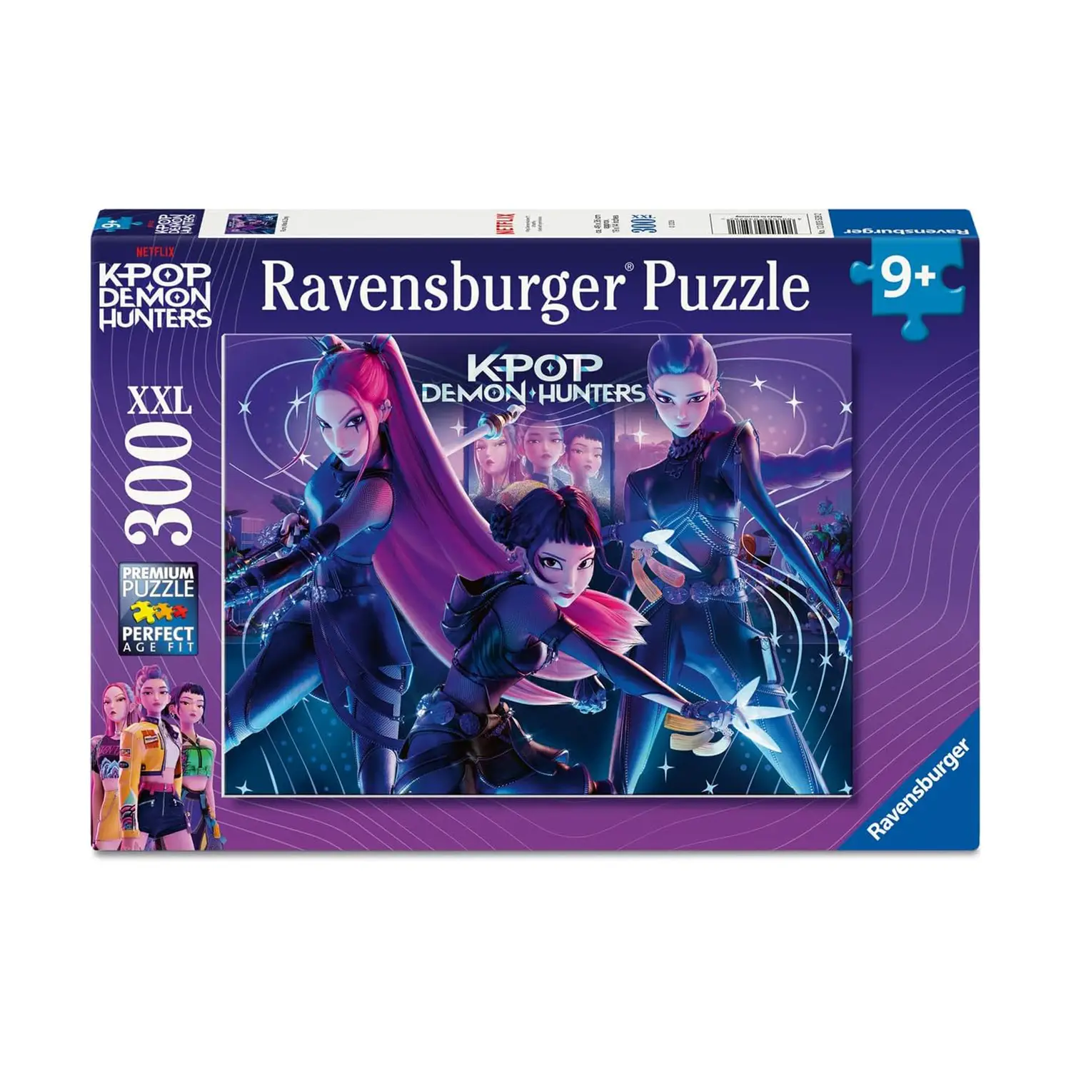 Puzzle 300 Pezzi XXL K-Pop Demon Hunters Rumi, Mira & Zoey - Puzzle in cartone