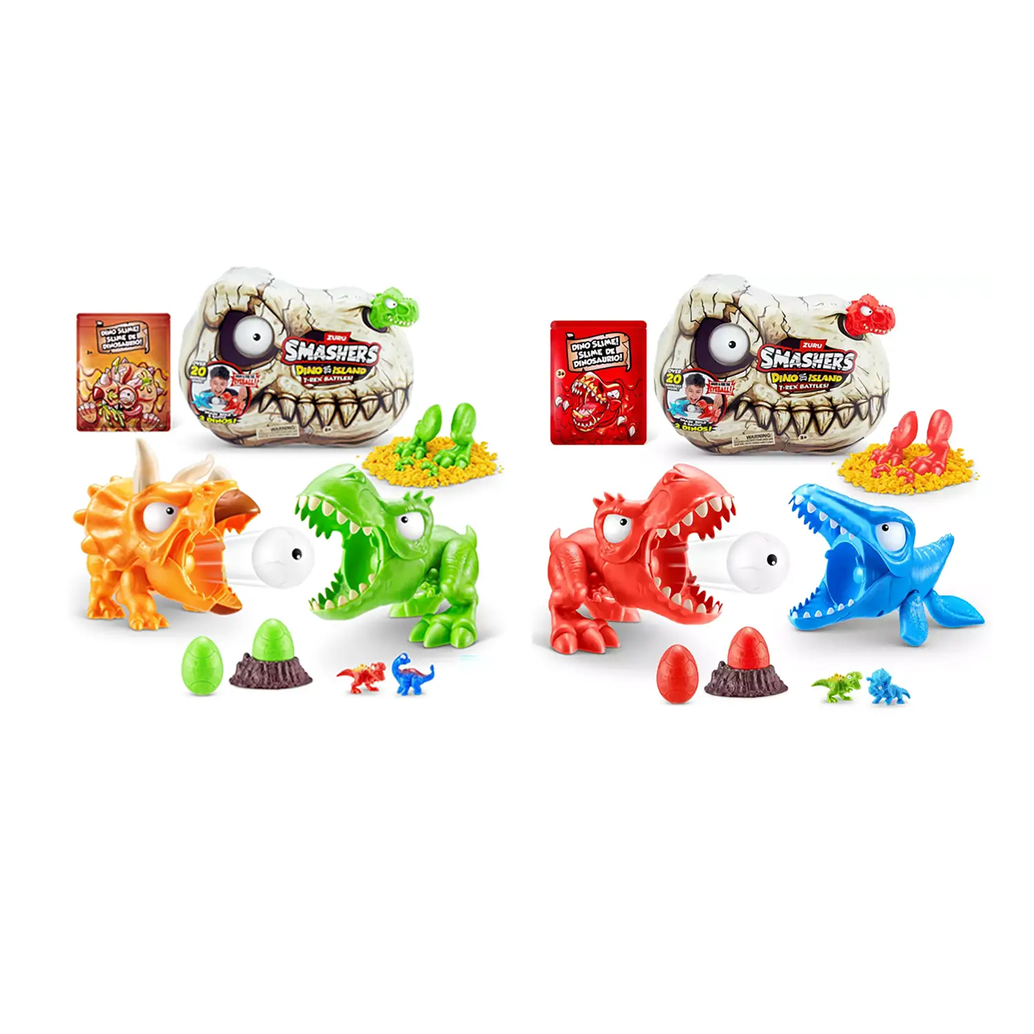 Smashers Mini T-Rex Battle - action figures ed accessori