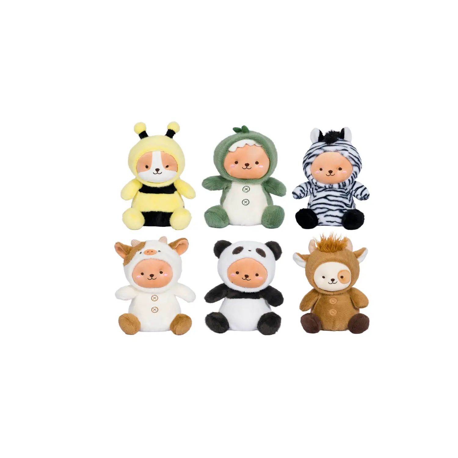 Peluche Orsetto Fluffy Friends 22cm - peluches 0/36 mesi