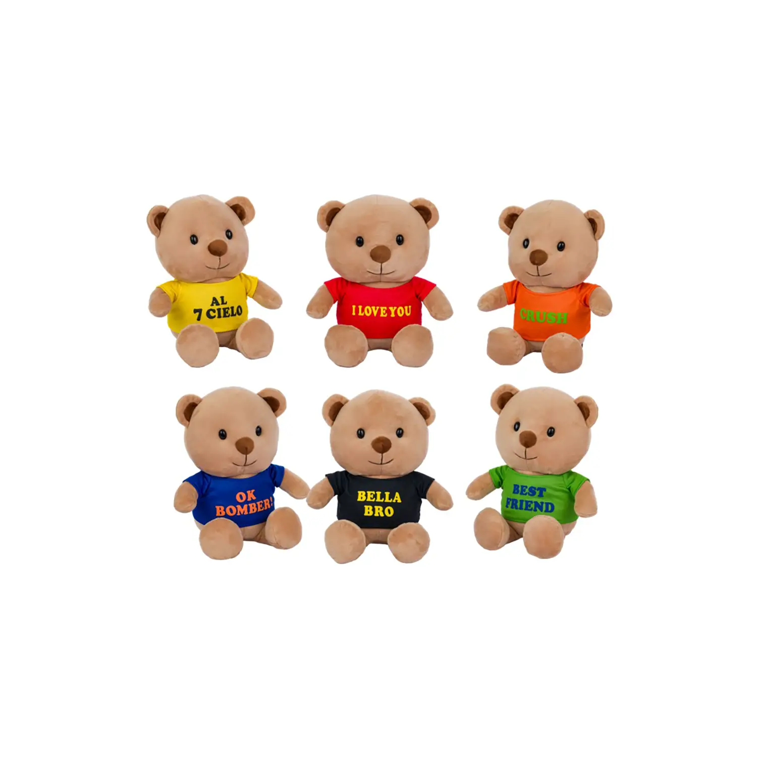 Peluche Orsetto TBear Con T-Shirt 25cm - Tappeti per il gioco
